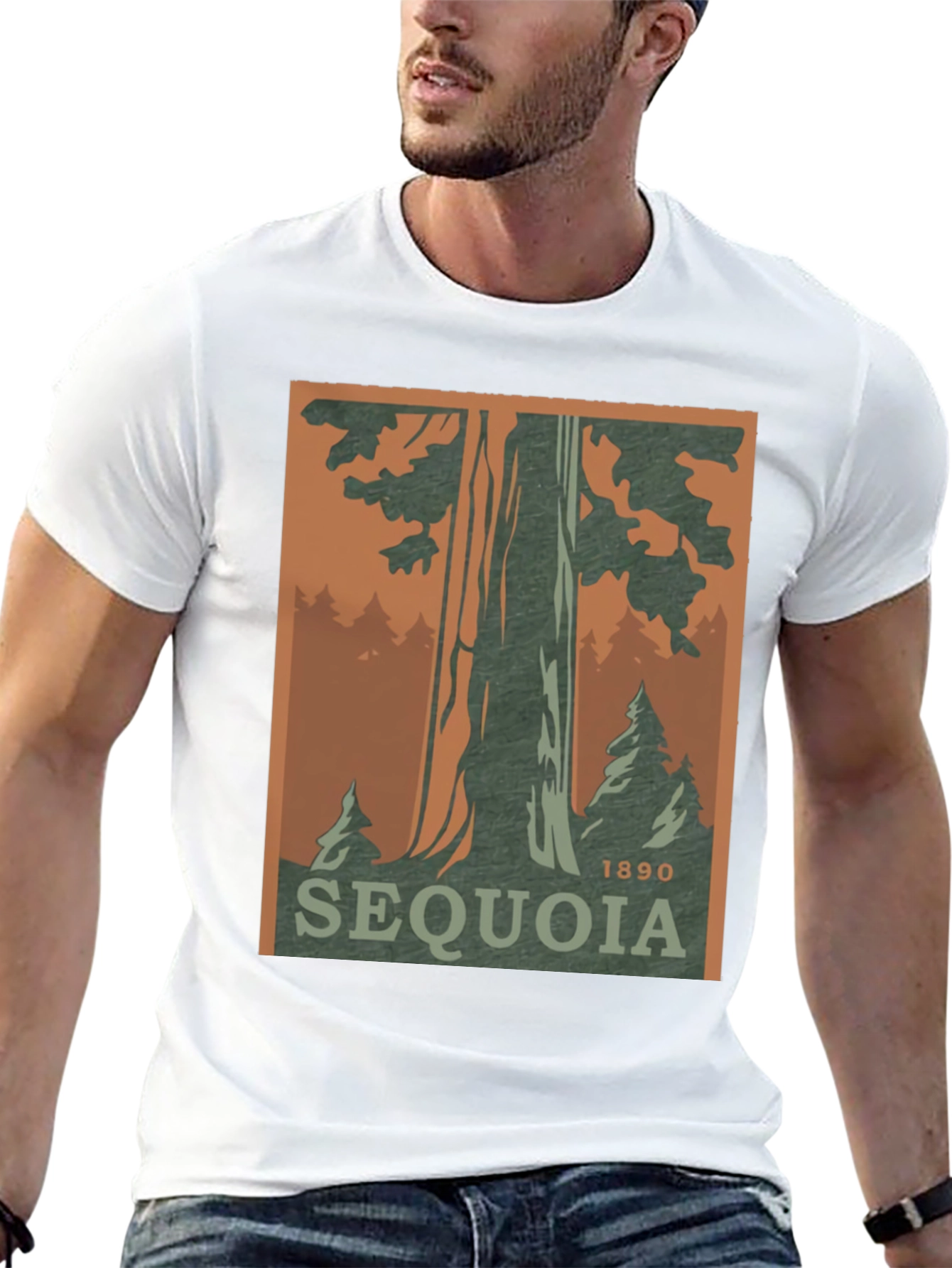 Sequoia National Park T-Shirt 1890 Vintage Style