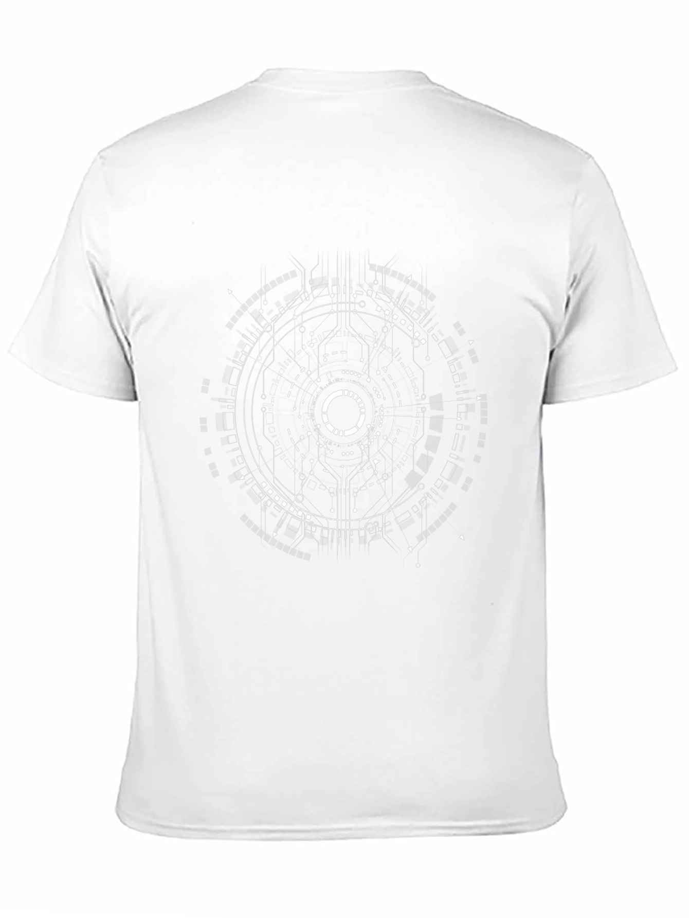 Tech Circuit Graphic Black T-Shirt