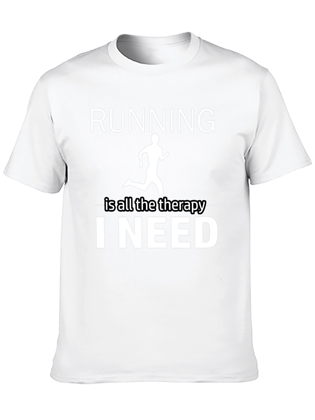 Running is Therapy T-Shirt - Unisex Athletic Apparel