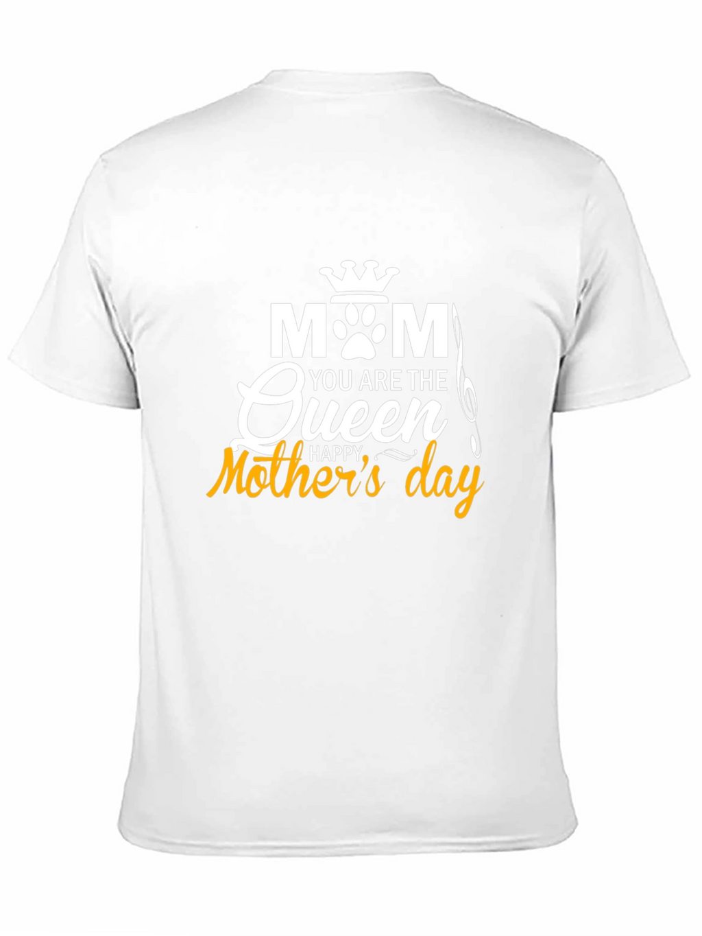 Mom Queen Happy Mothers Day Black Tee
