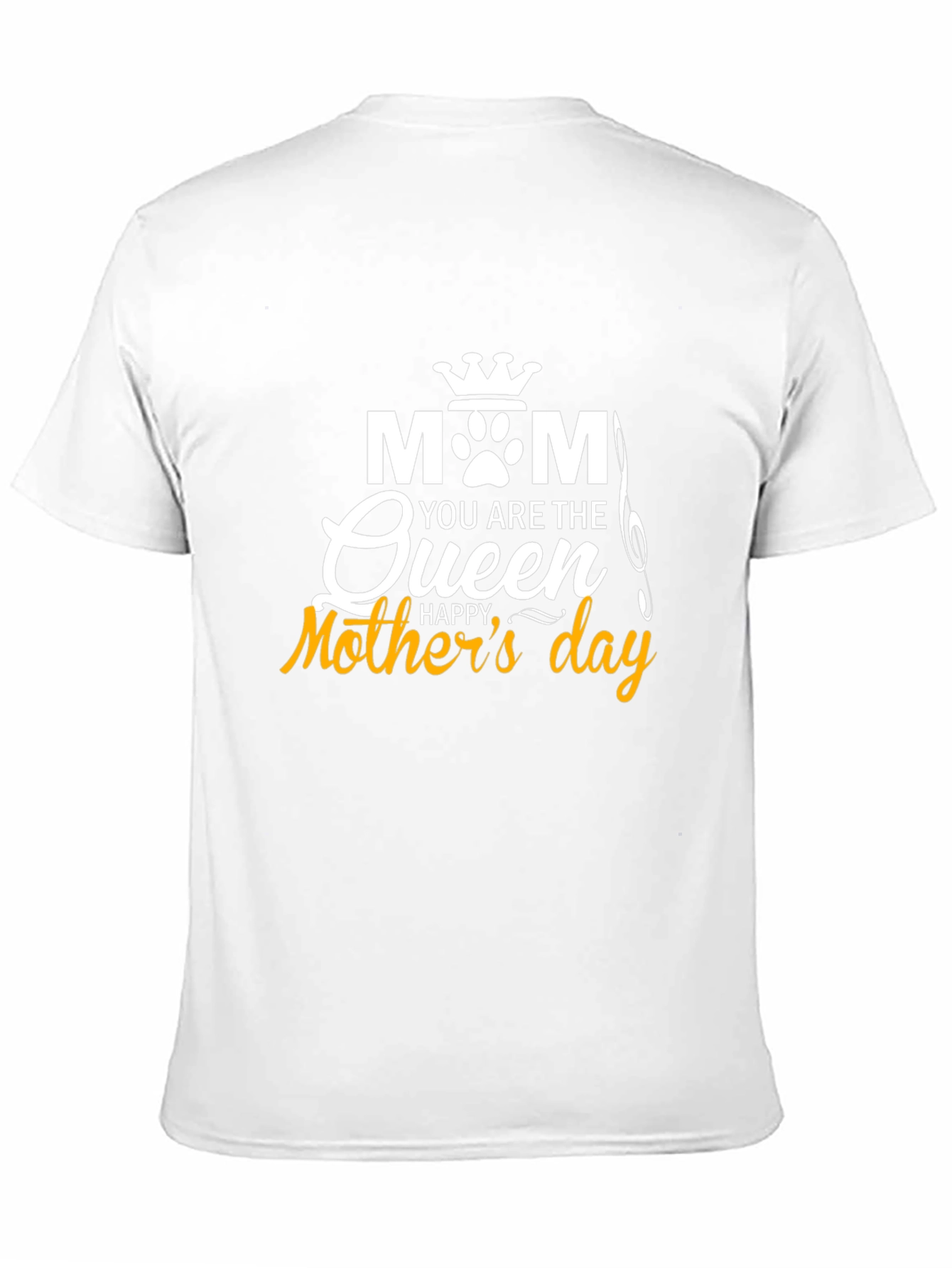 Mom Queen Happy Mothers Day Black Tee