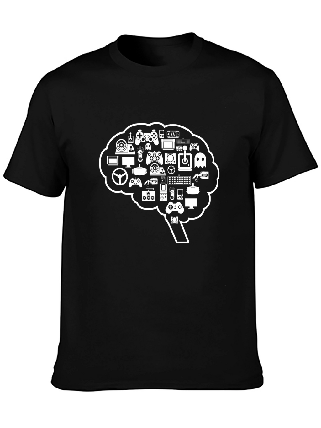 Gaming Brain T-Shirt - Gamer Mind Tee