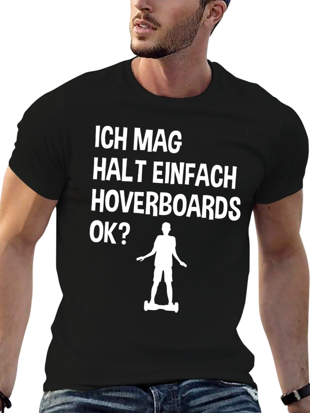 Ich Mag Hoverboards T-Shirt | Funny German Hoverboard Tee