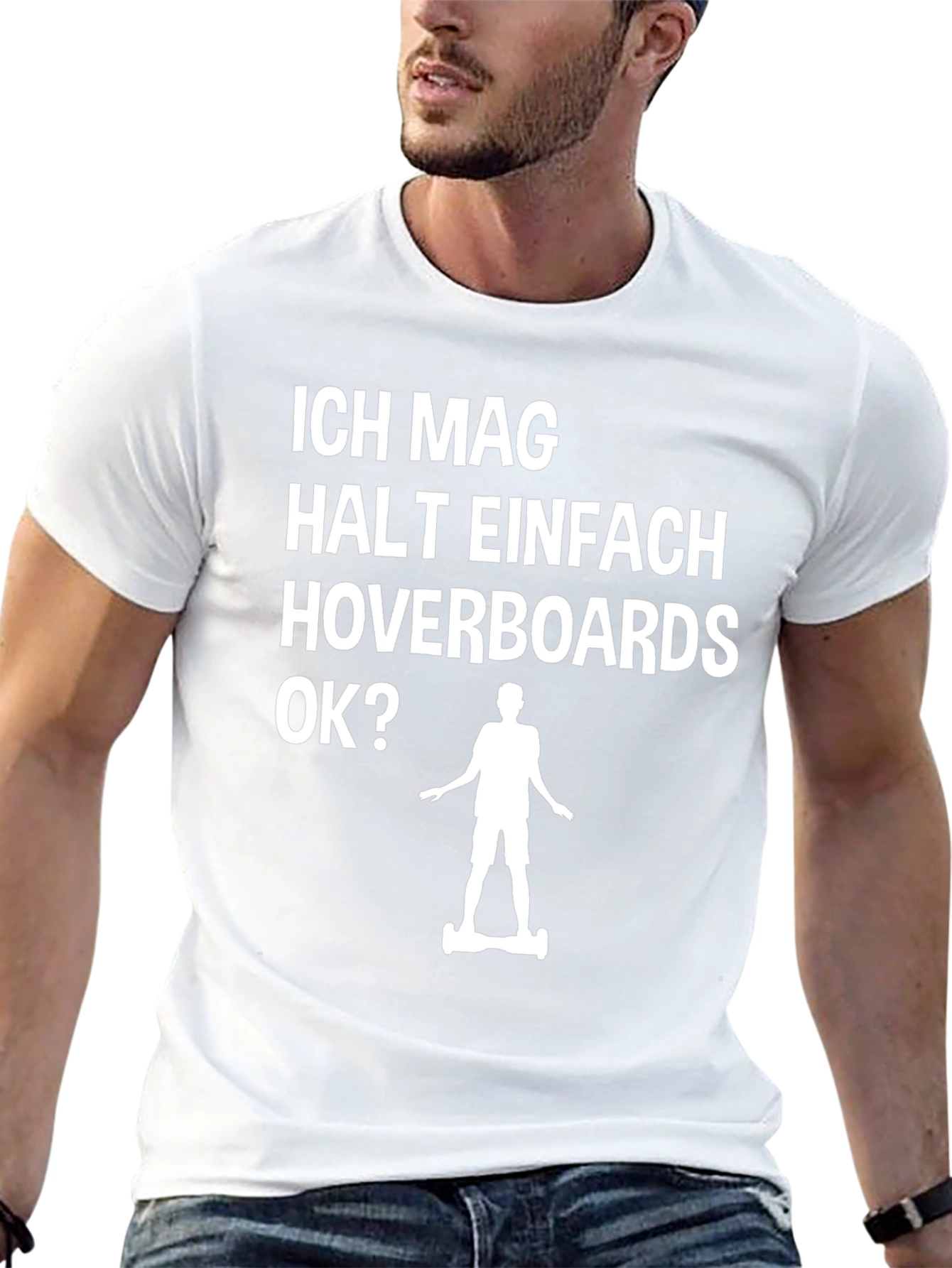 Ich Mag Hoverboards T-Shirt | Funny German Hoverboard Tee