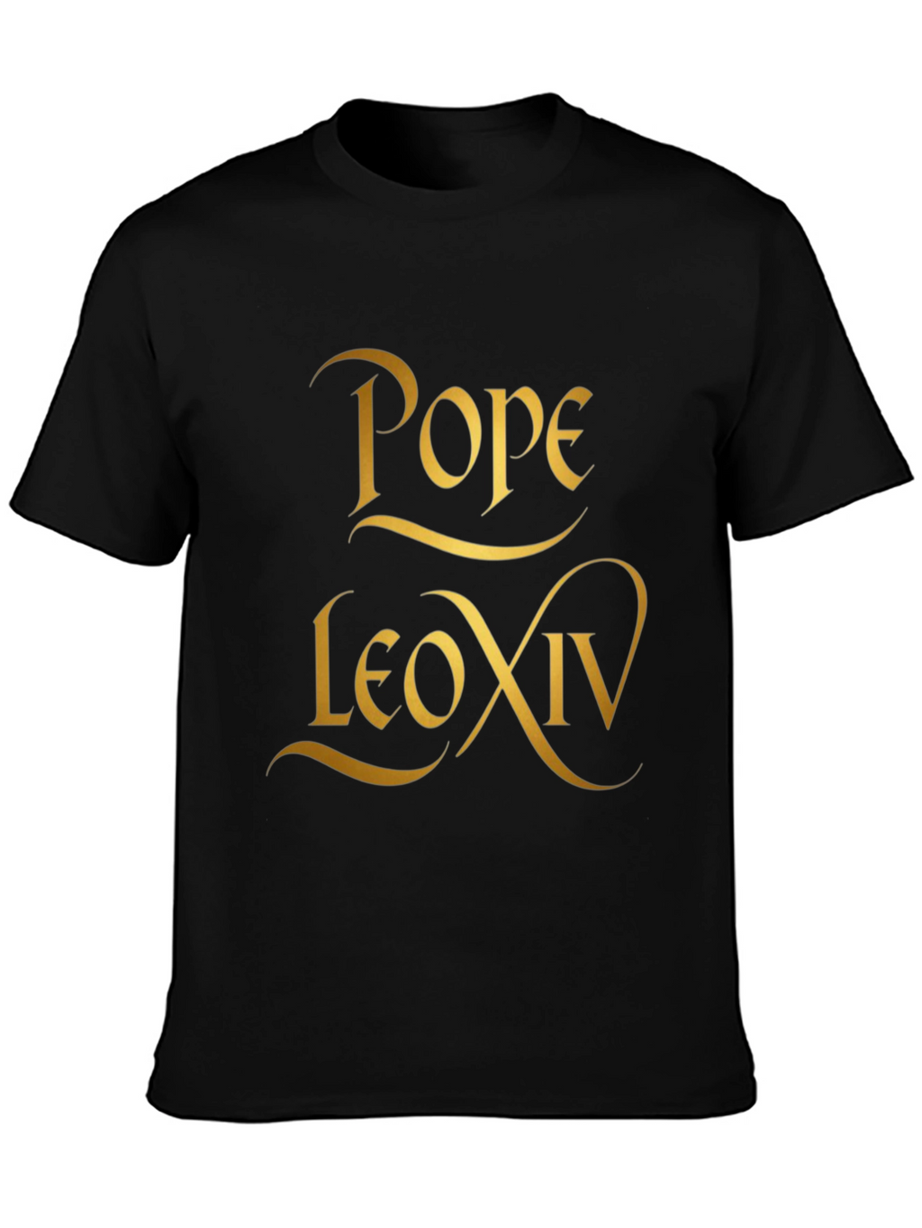Pope Leo XIV T-Shirt - Gold Design