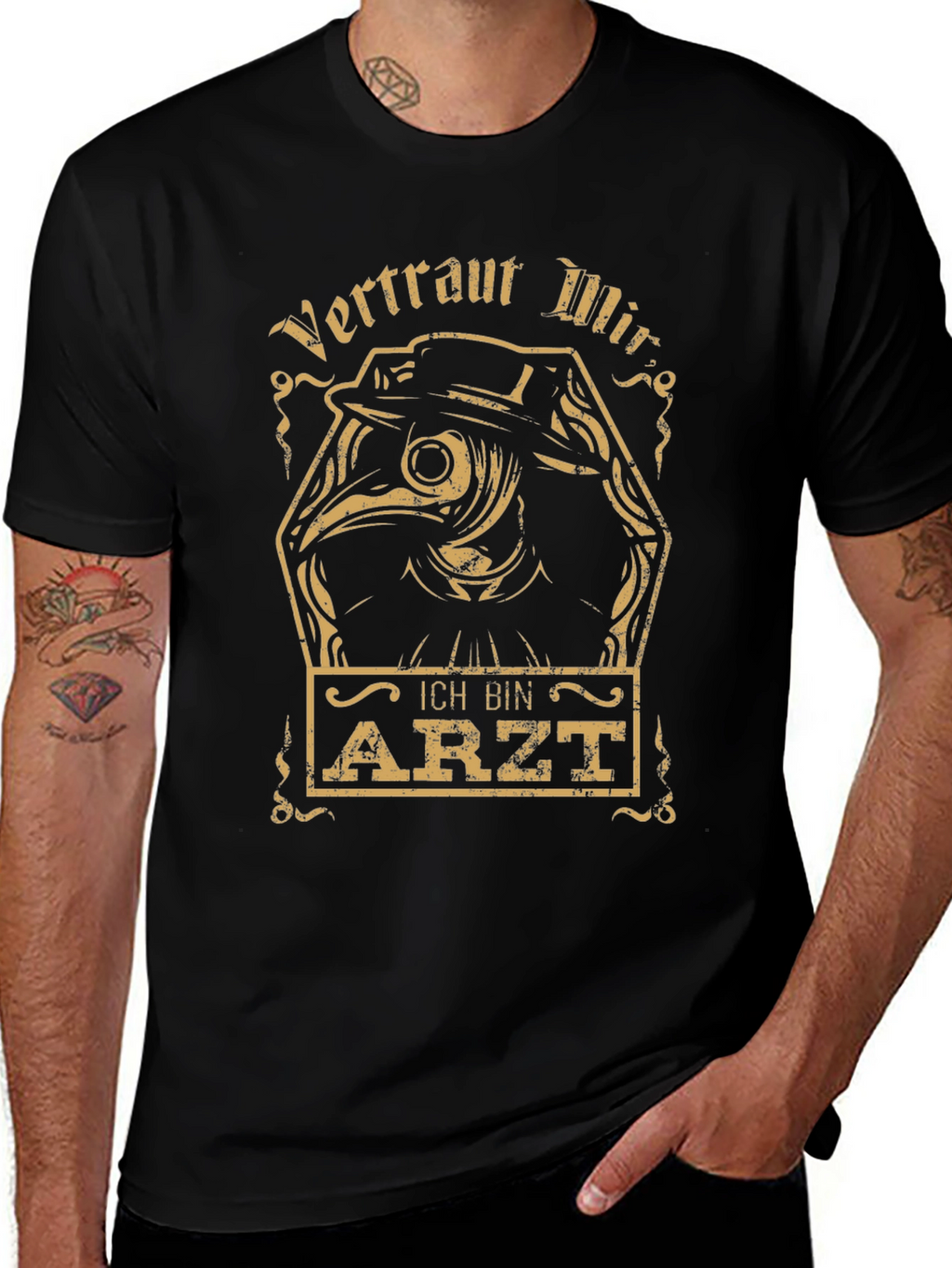 Plague Doctor Arzt Graphic T-Shirt