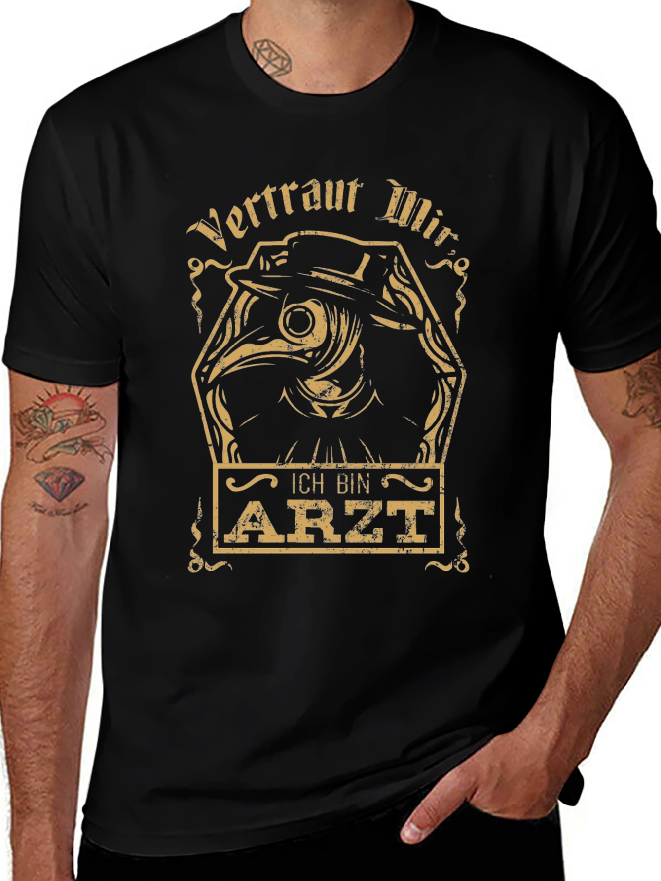 Plague Doctor Arzt Graphic T-Shirt