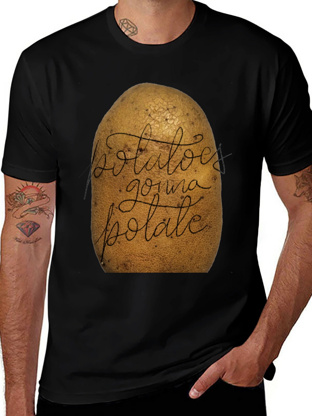 Funny Potato Graphic T-Shirt - Potatoes Gonna Potate Tee