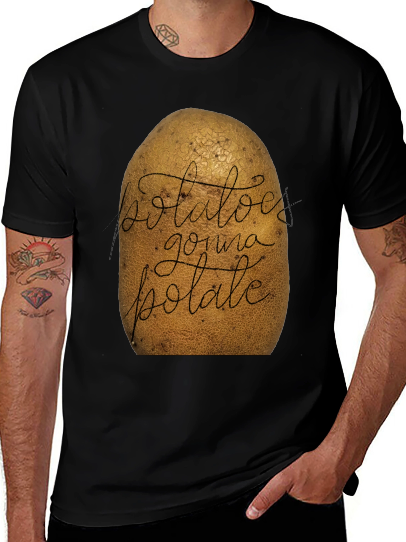 Funny Potato Graphic T-Shirt - Potatoes Gonna Potate Tee
