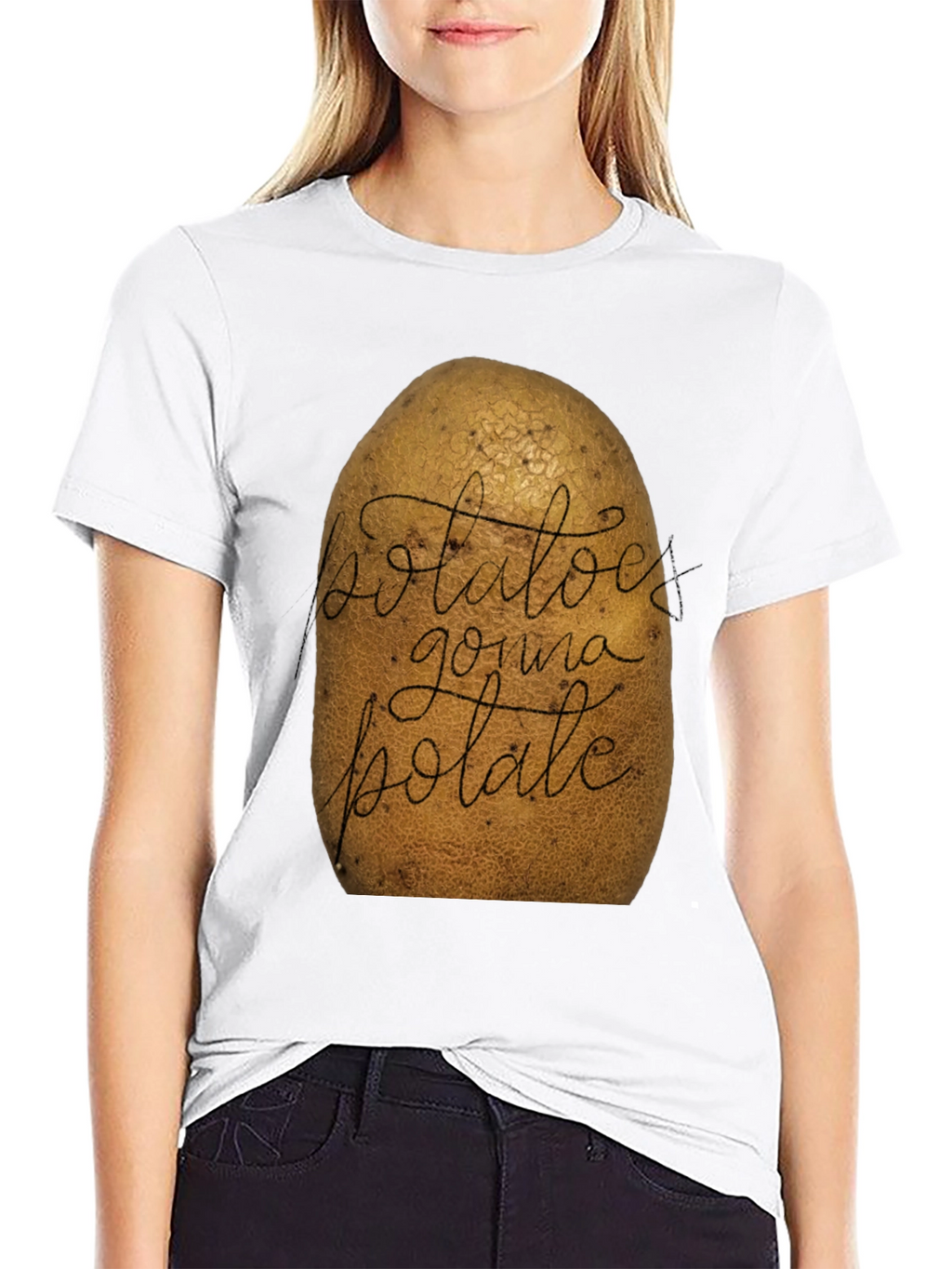 Funny Potato Graphic T-Shirt - Potatoes Gonna Potate Tee