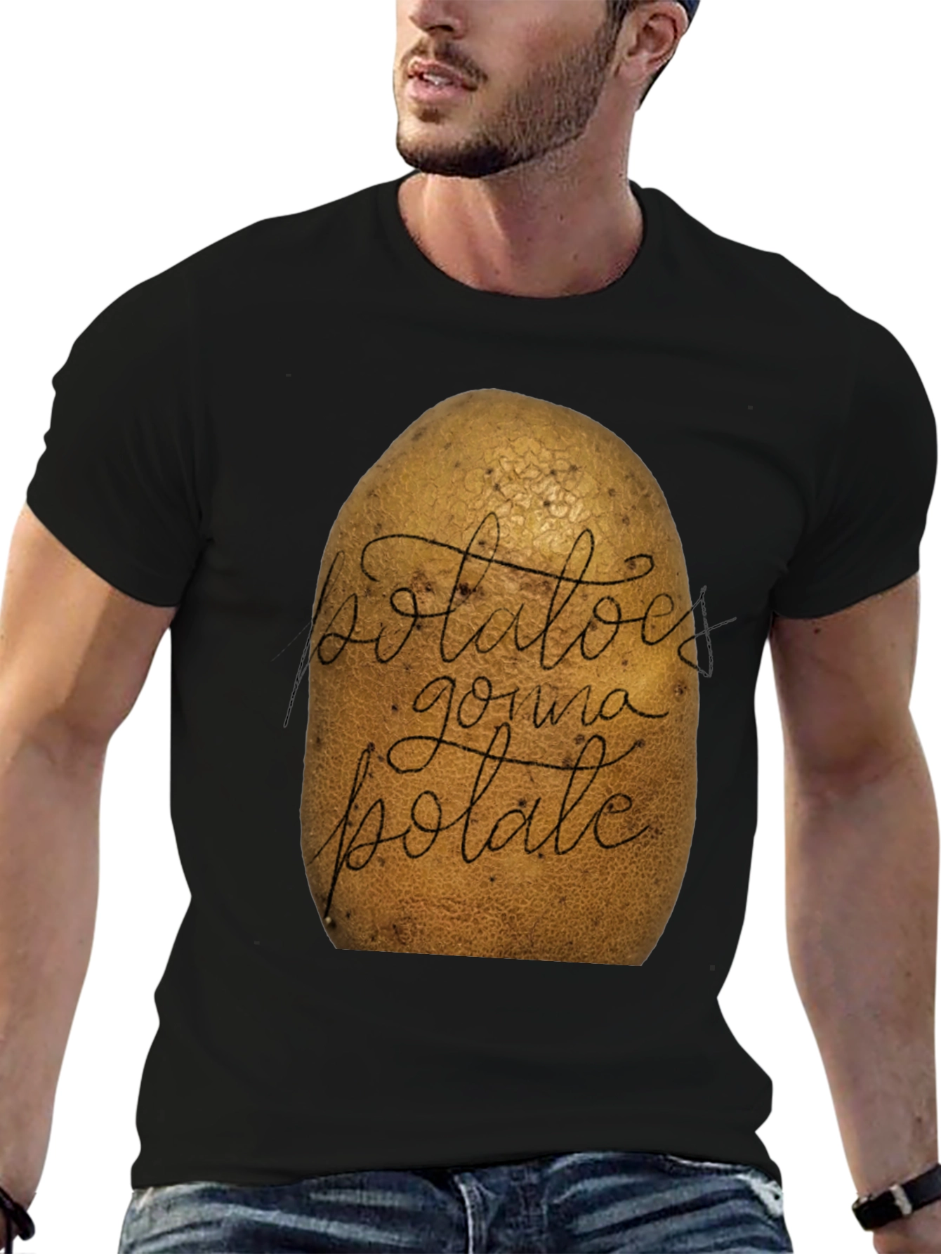 Funny Potato Graphic T-Shirt - Potatoes Gonna Potate Tee