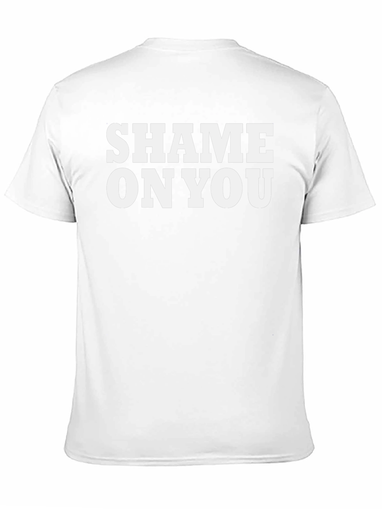 Shame On You Graphic T-Shirt - Bold Statement Tee