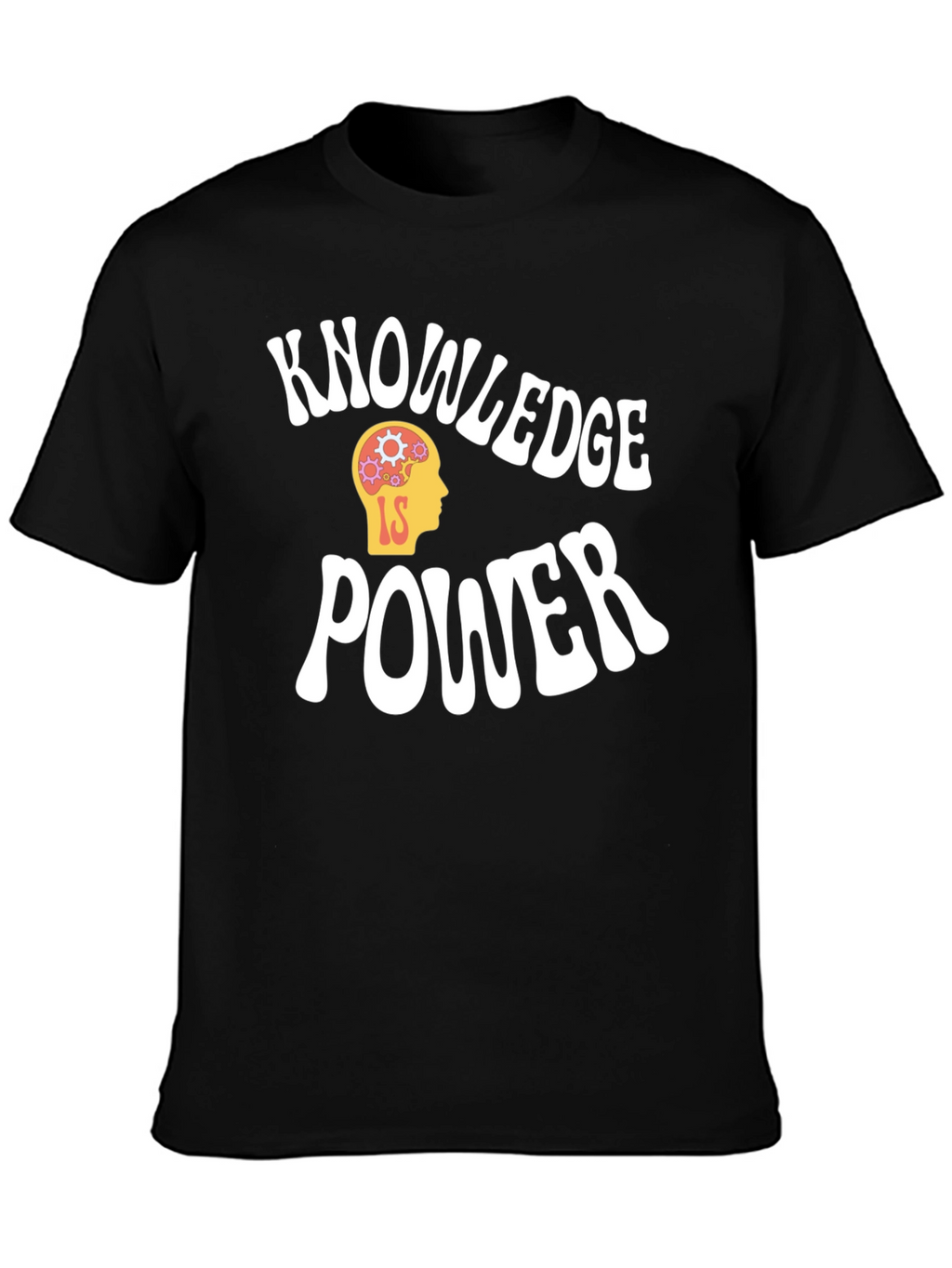 Knowledge is Power Graphic Tee - Black