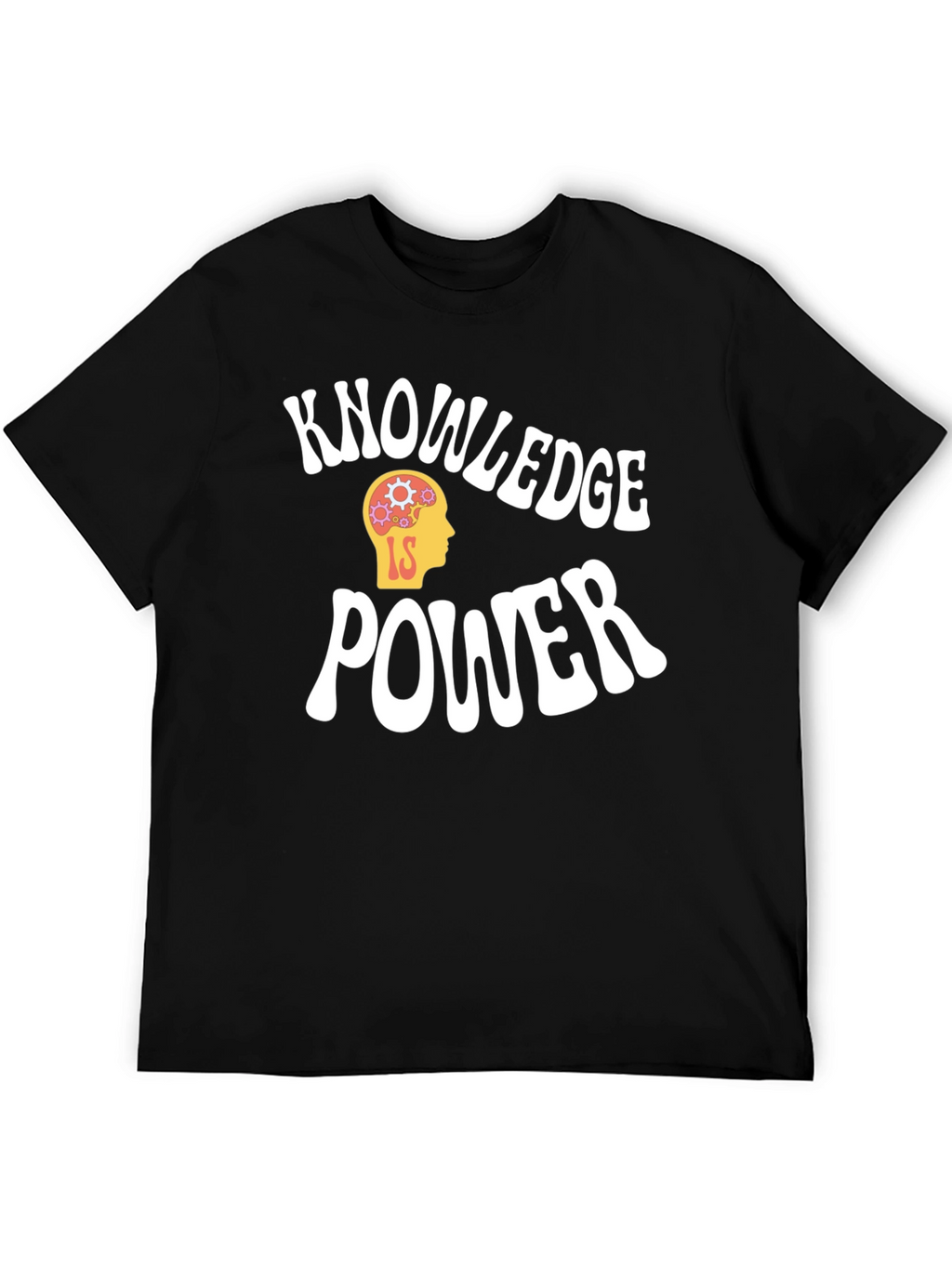 Knowledge is Power Graphic Tee - Black