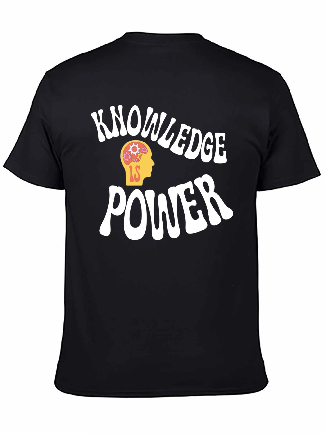Knowledge is Power Graphic Tee - Black
