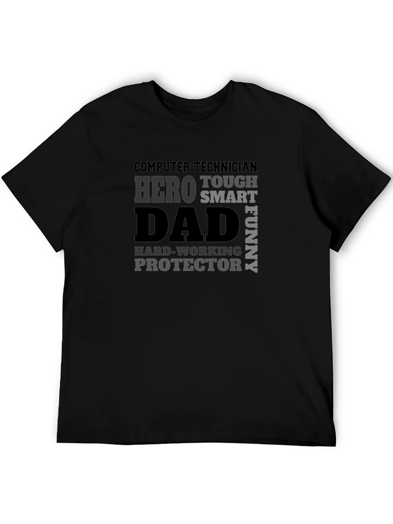Hero Dad Graphic Tee - Computer Technician T-Shirt