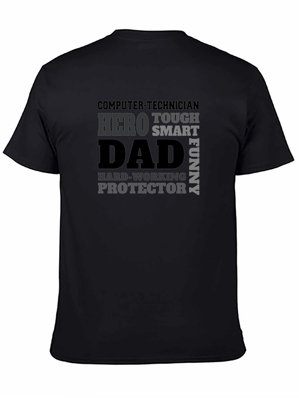 Hero Dad Graphic Tee - Computer Technician T-Shirt
