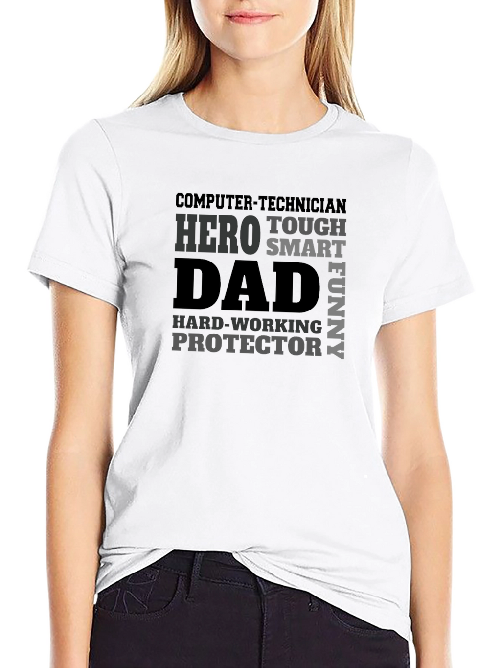 Hero Dad Graphic Tee - Computer Technician T-Shirt