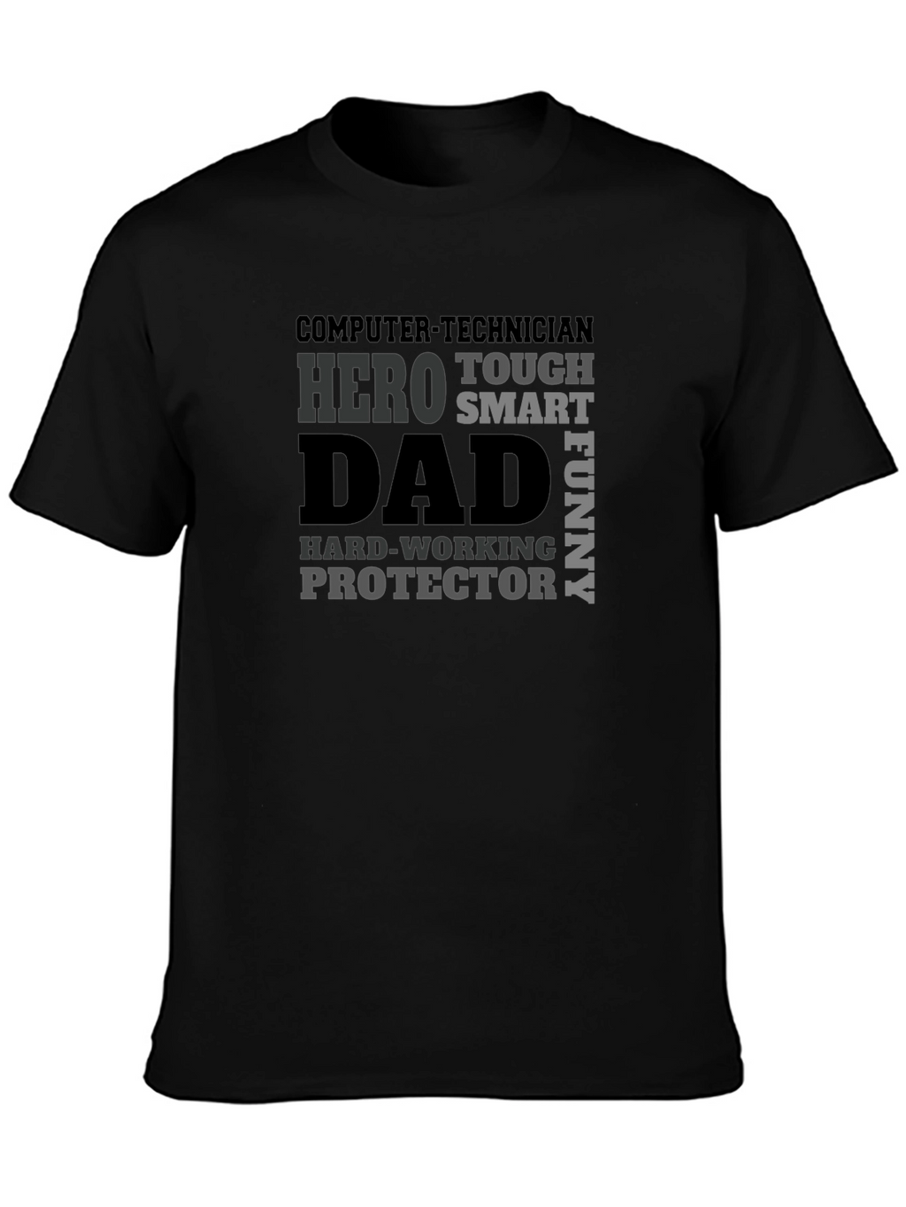 Hero Dad Graphic Tee - Computer Technician T-Shirt