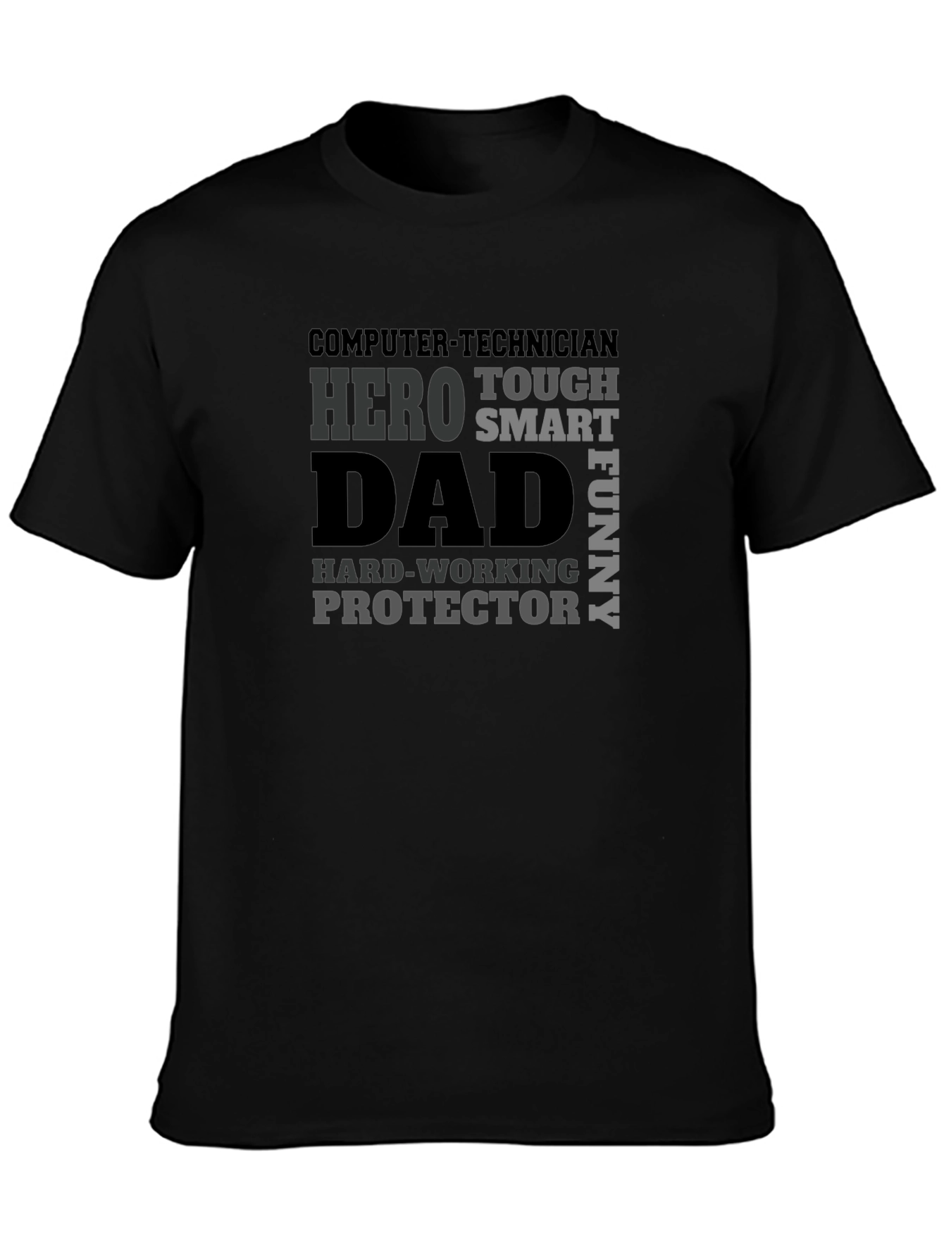 Hero Dad Graphic Tee - Computer Technician T-Shirt