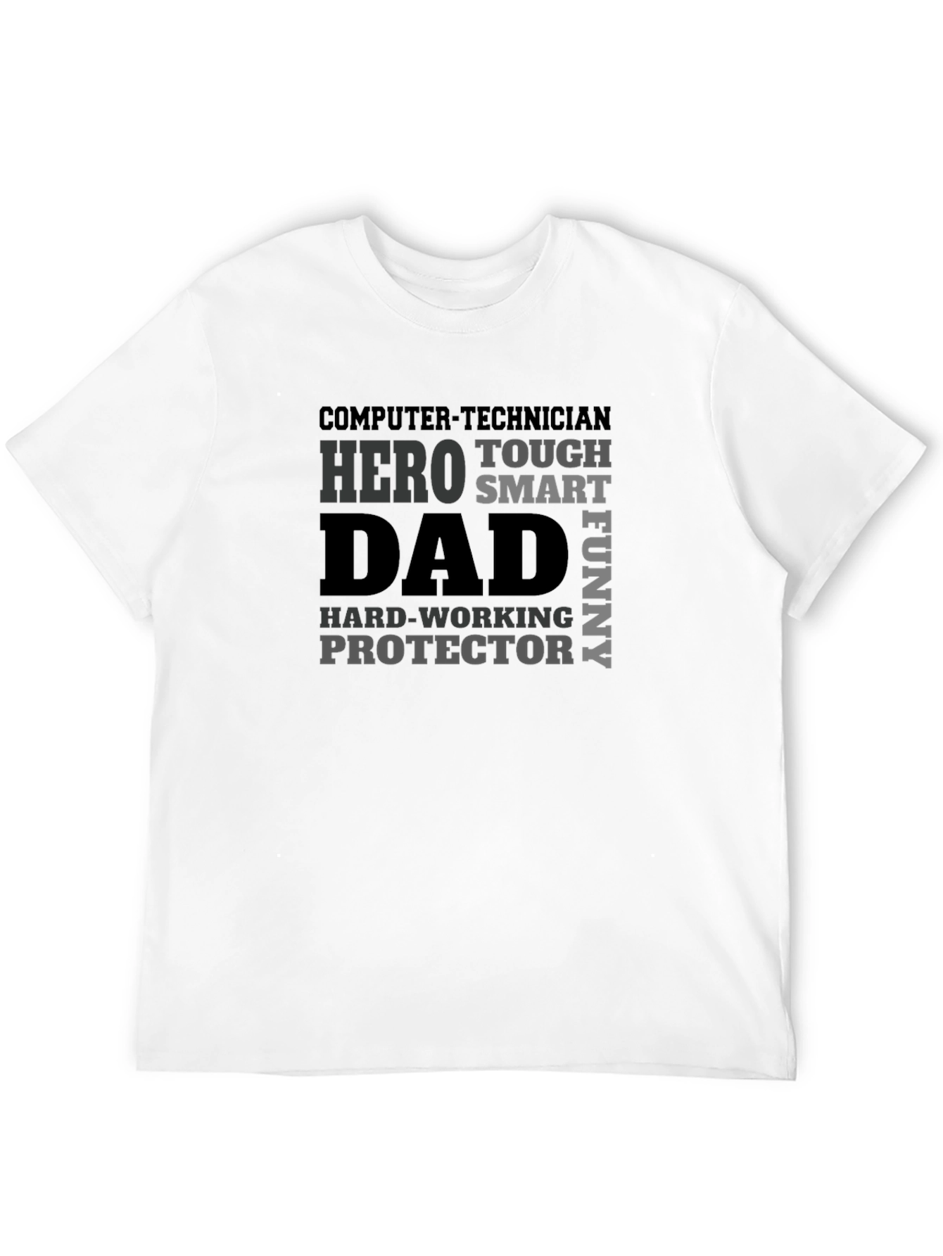 Hero Dad Graphic Tee - Computer Technician T-Shirt