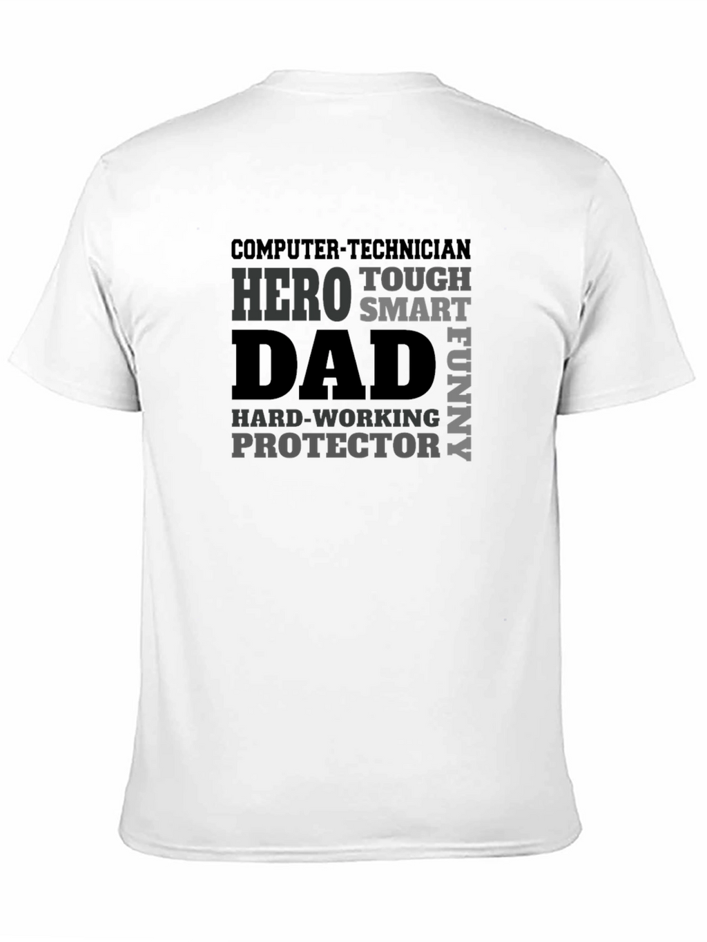 Hero Dad Graphic Tee - Computer Technician T-Shirt