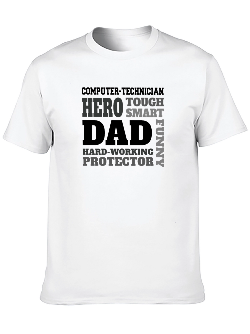Hero Dad Graphic Tee - Computer Technician T-Shirt