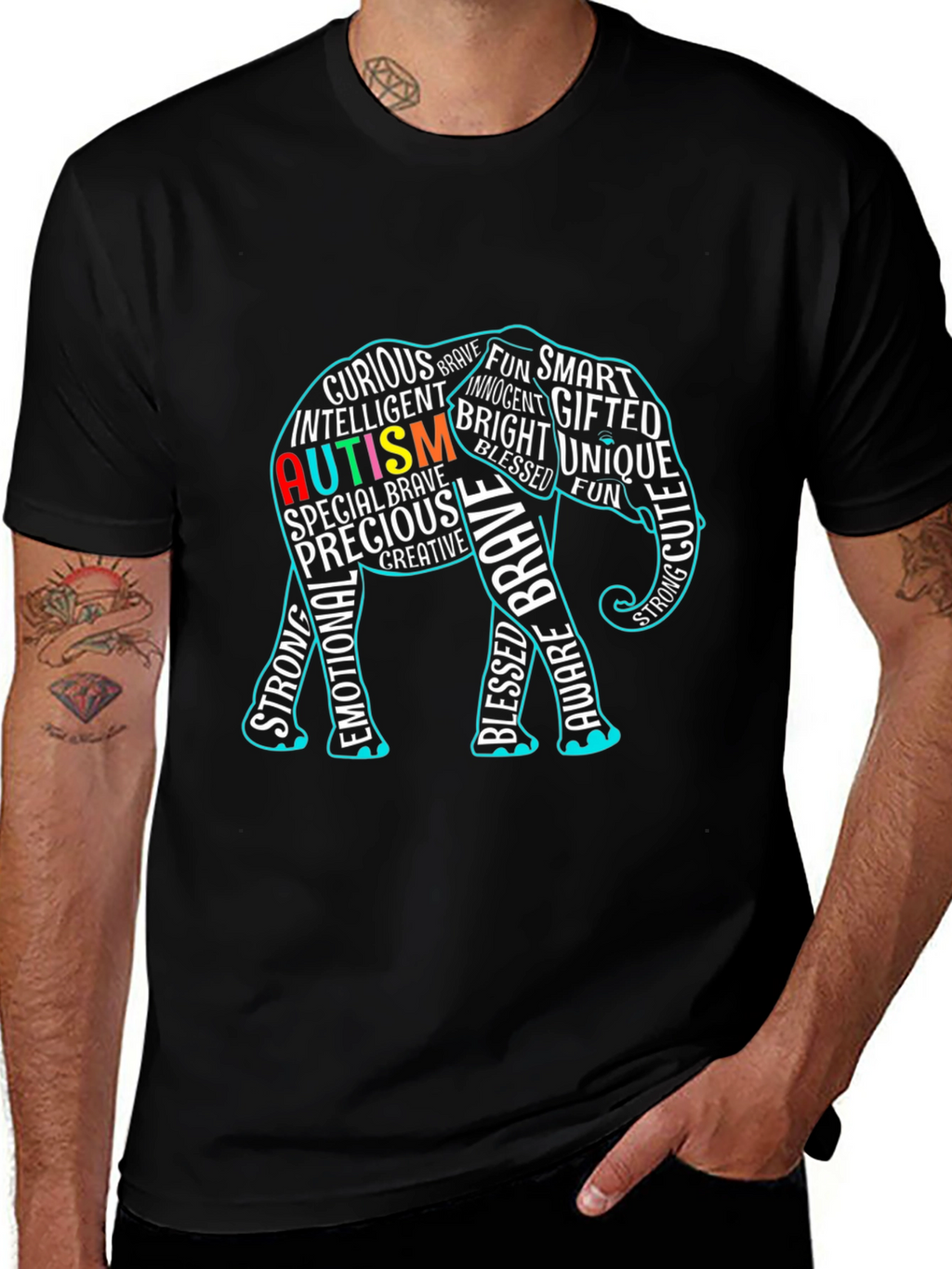 Autism Awareness Elephant T-Shirt