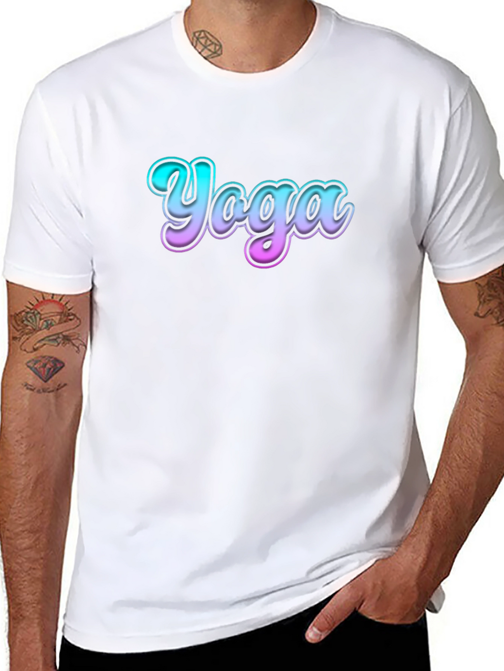 Yoga Graphic Print T-Shirt