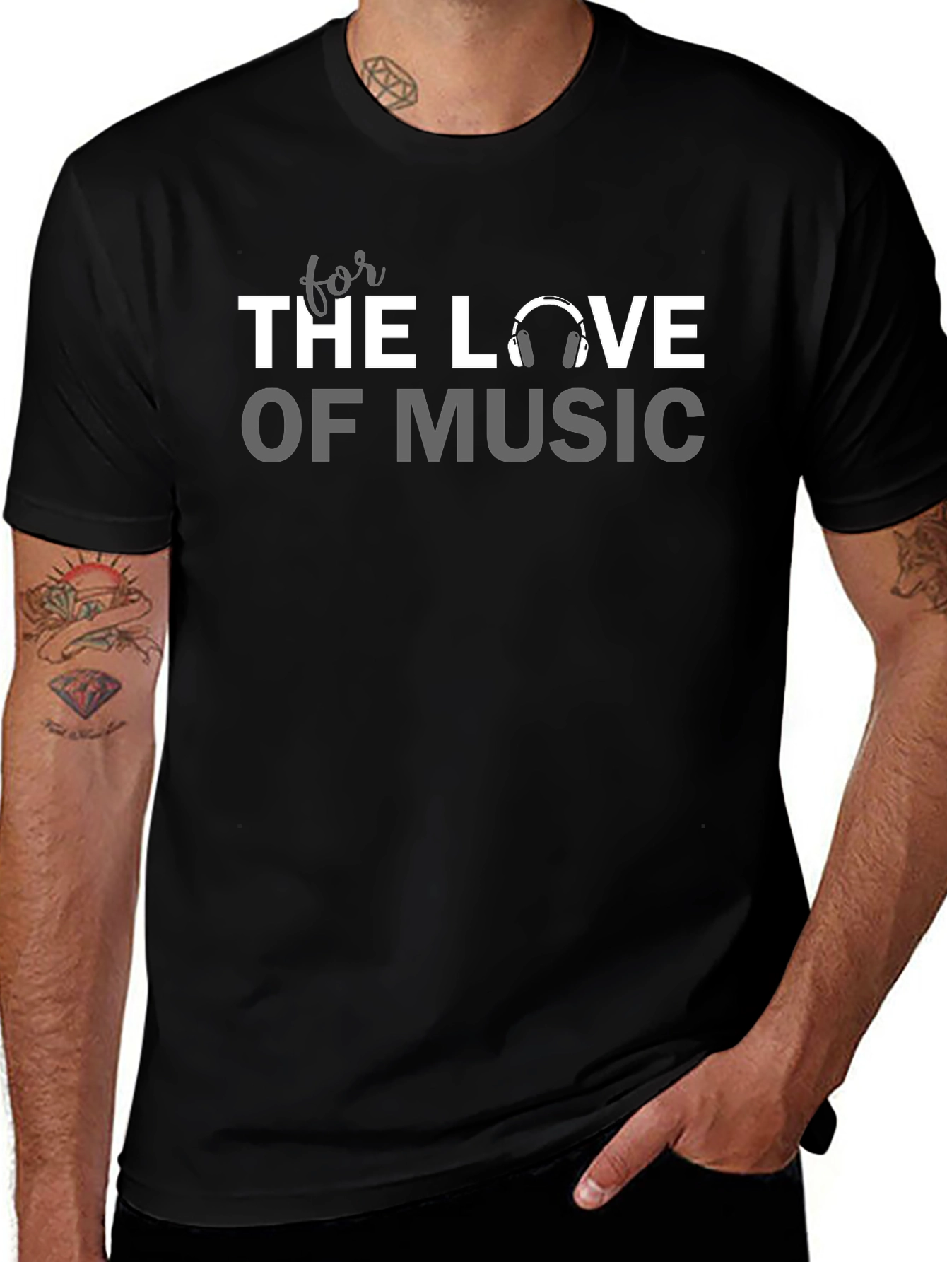 For The Love Of Music Graphic Tee