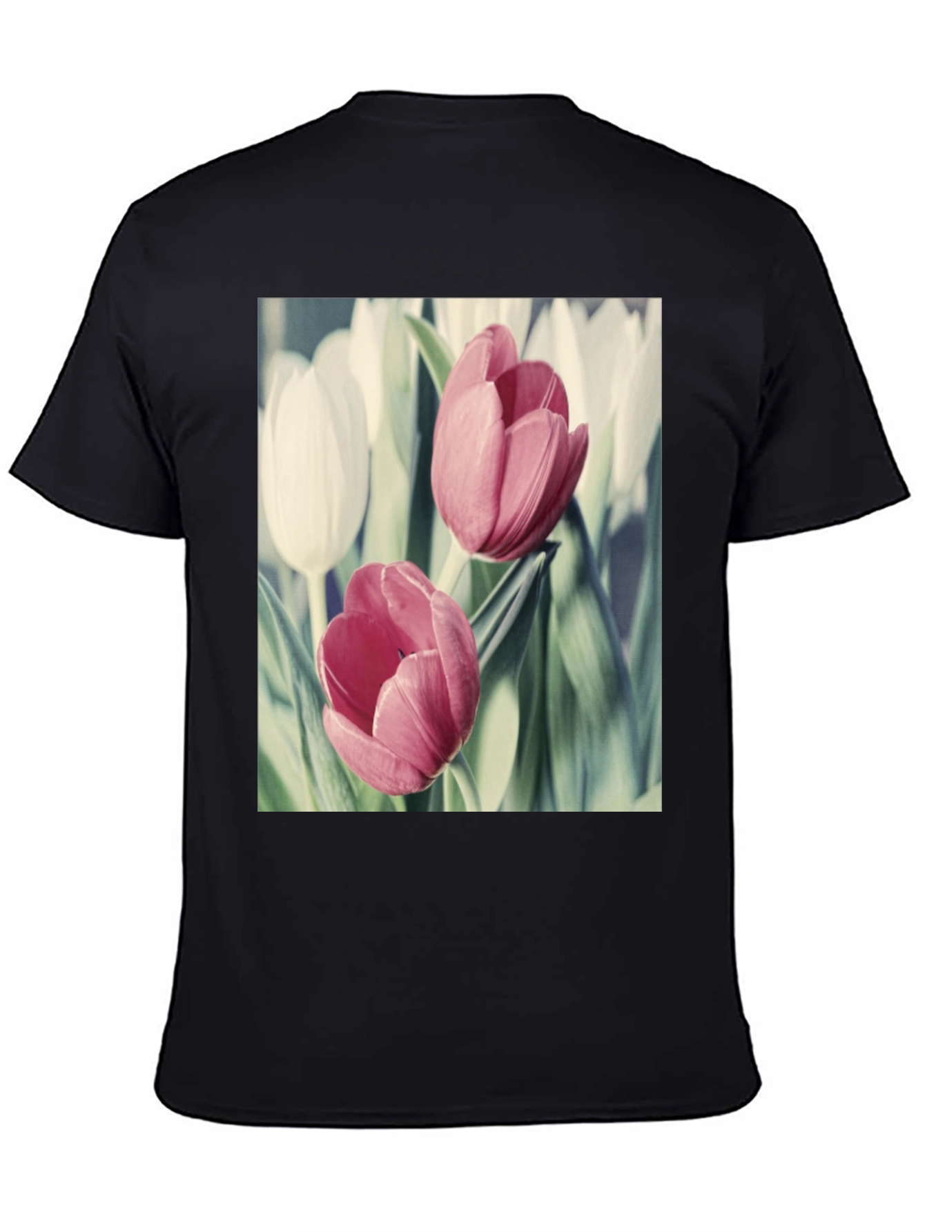 Floral Tulip T-Shirt - Stylish & Comfortable Cotton Tee