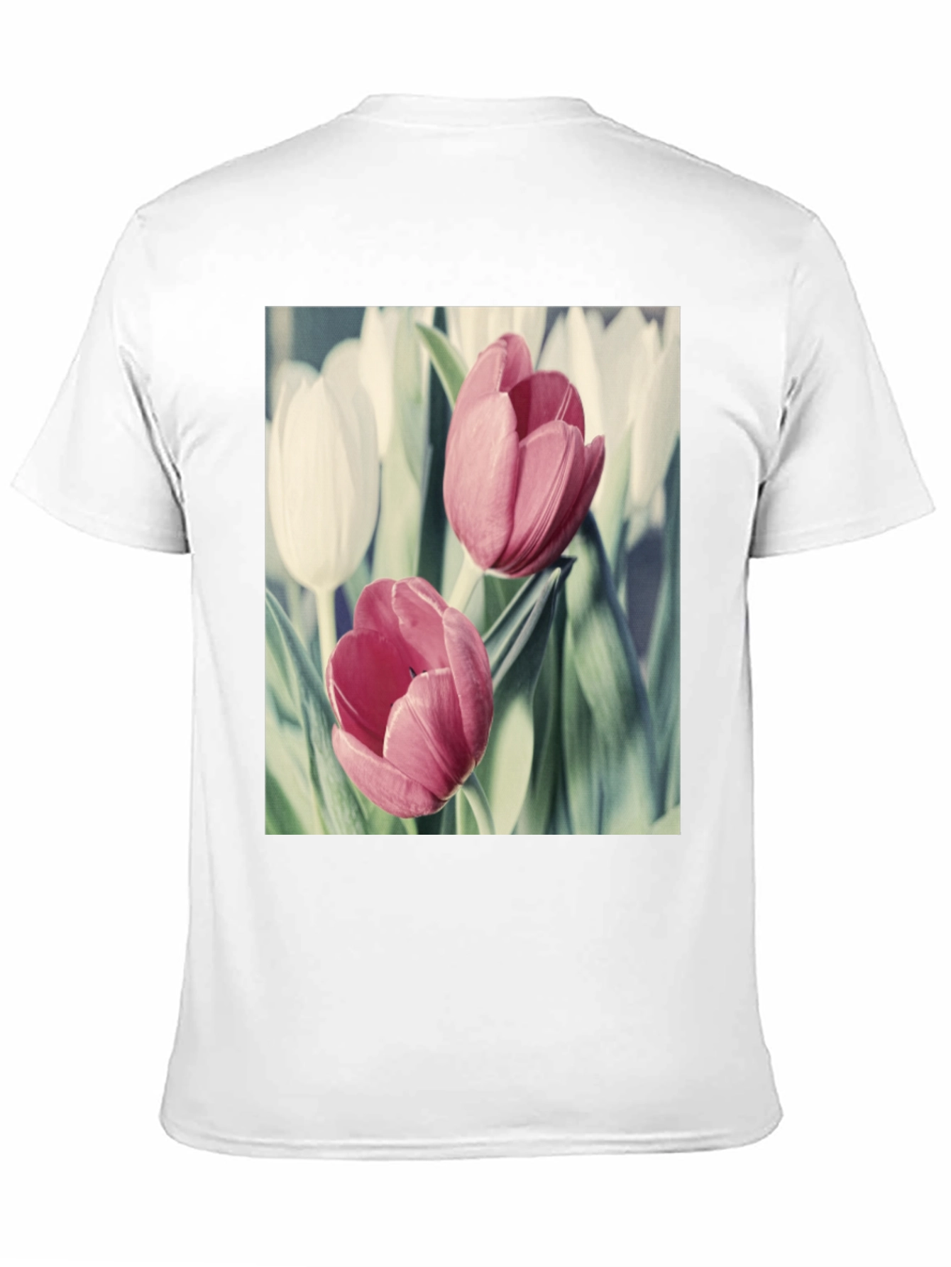 Floral Tulip T-Shirt - Stylish & Comfortable Cotton Tee