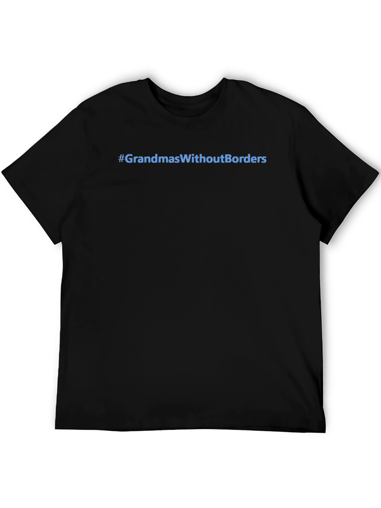 Grandmas Without Borders Black T-Shirt