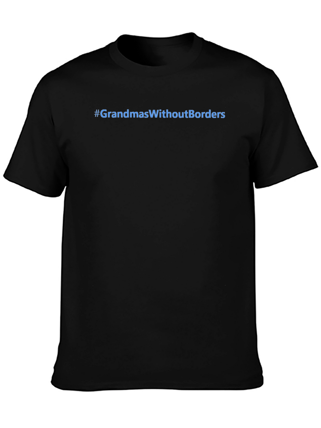 Grandmas Without Borders Black T-Shirt