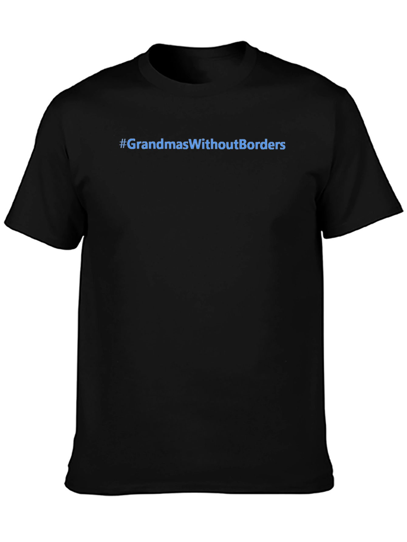 Grandmas Without Borders Black T-Shirt
