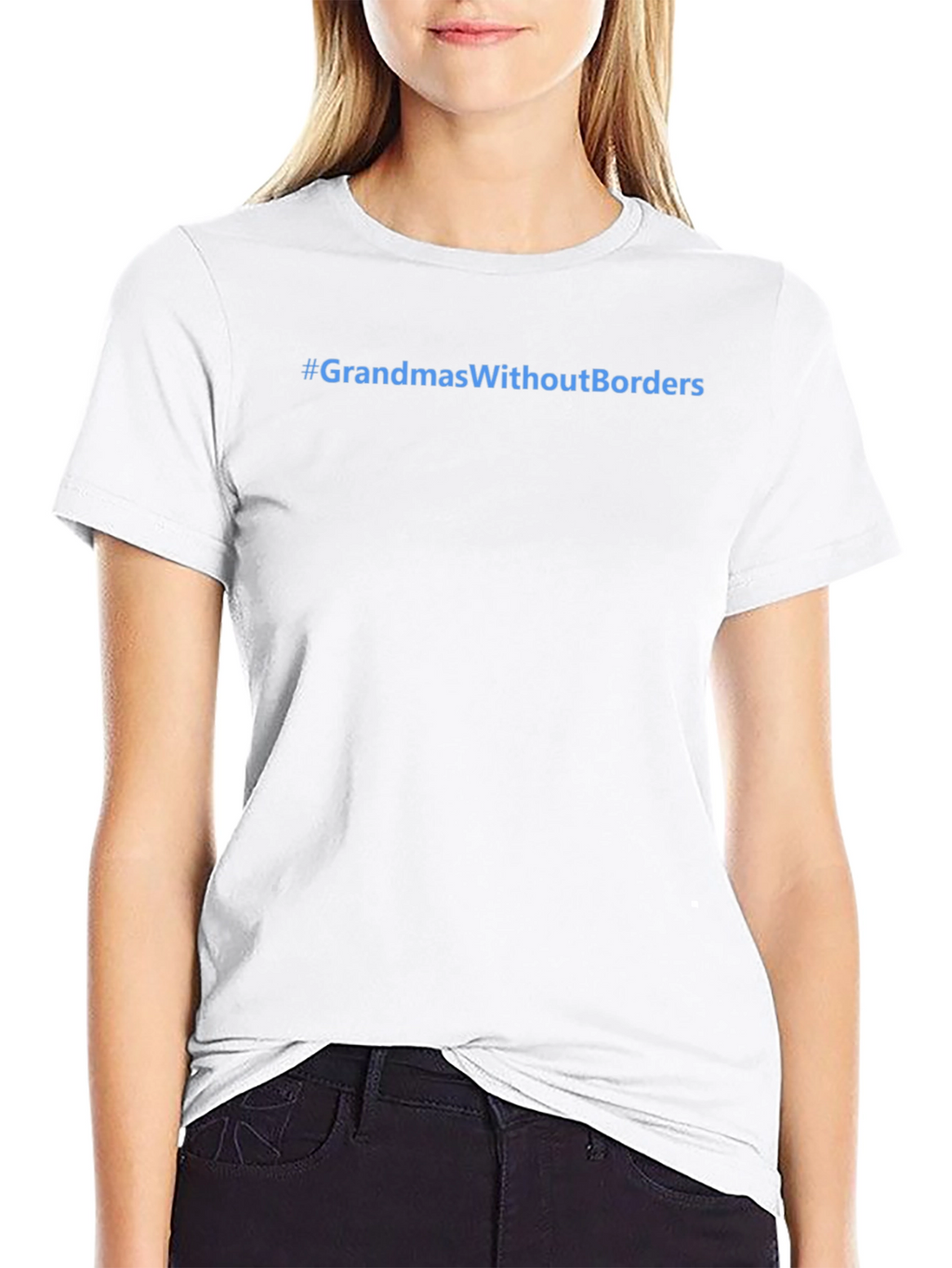 Grandmas Without Borders Black T-Shirt