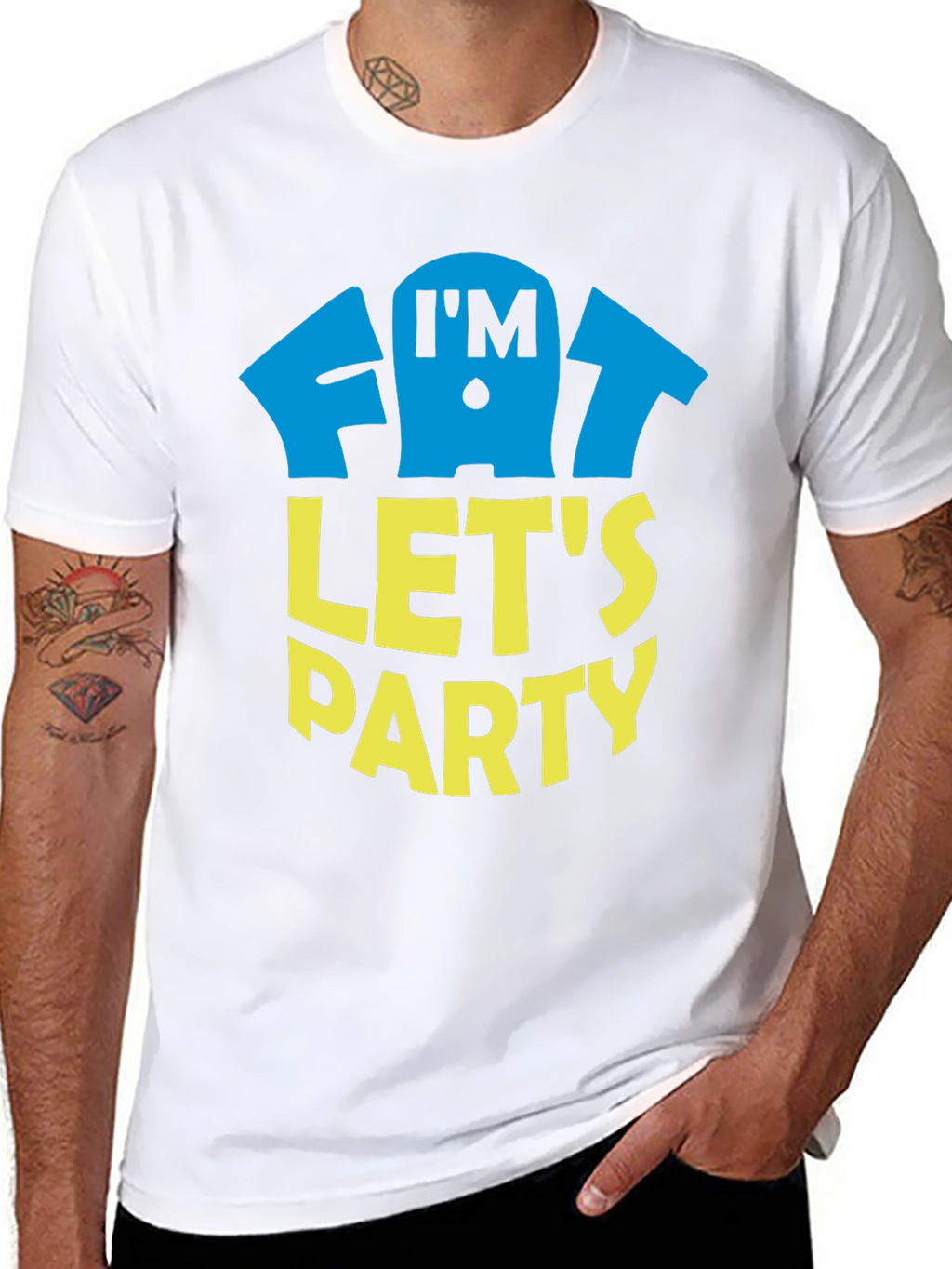 Im Fat Lets Party T-Shirt