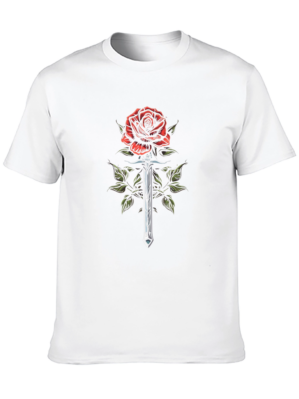 Rose & Sword Graphic T-Shirt
