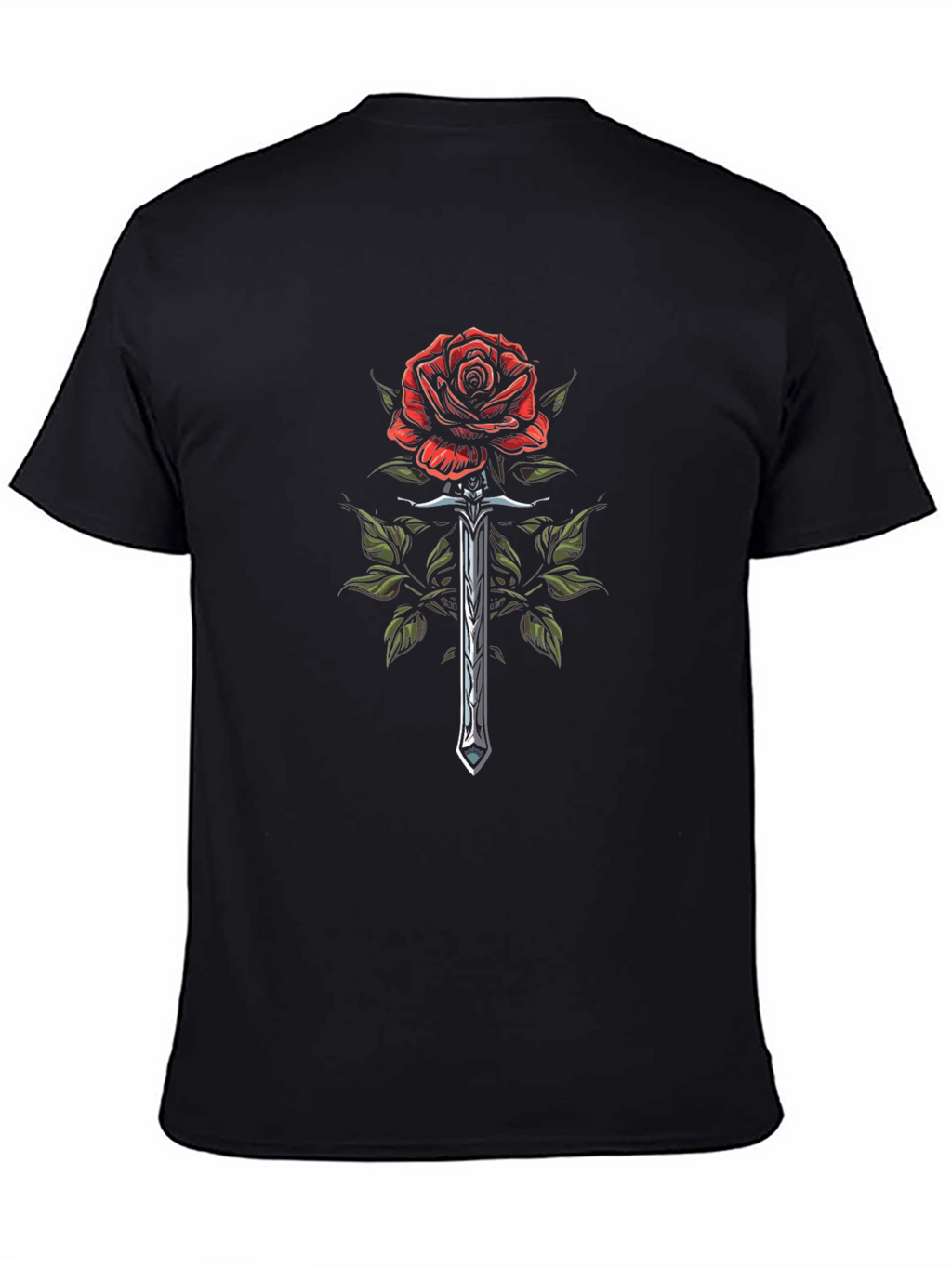 Rose & Sword Graphic T-Shirt