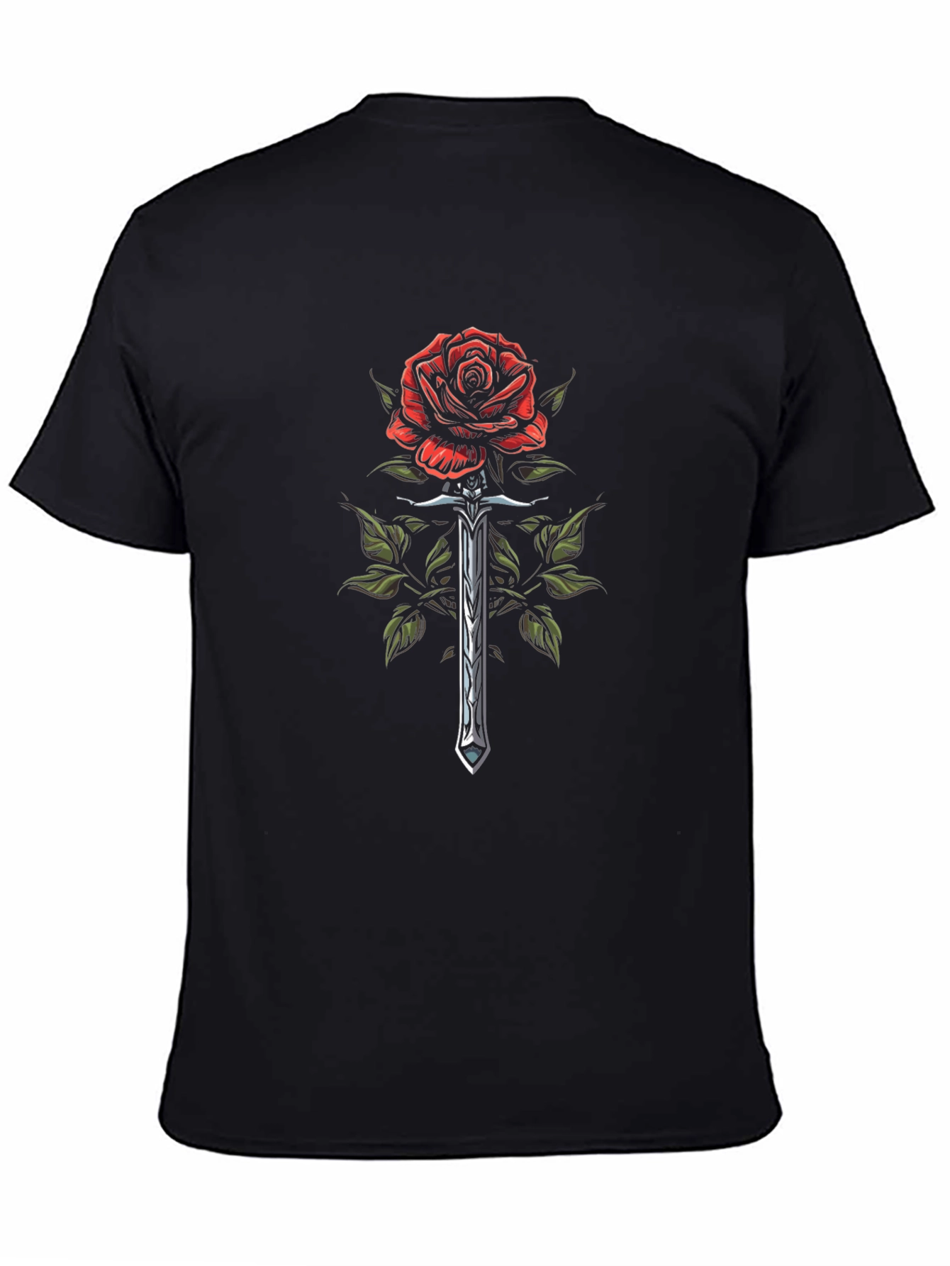 Rose & Sword Graphic T-Shirt