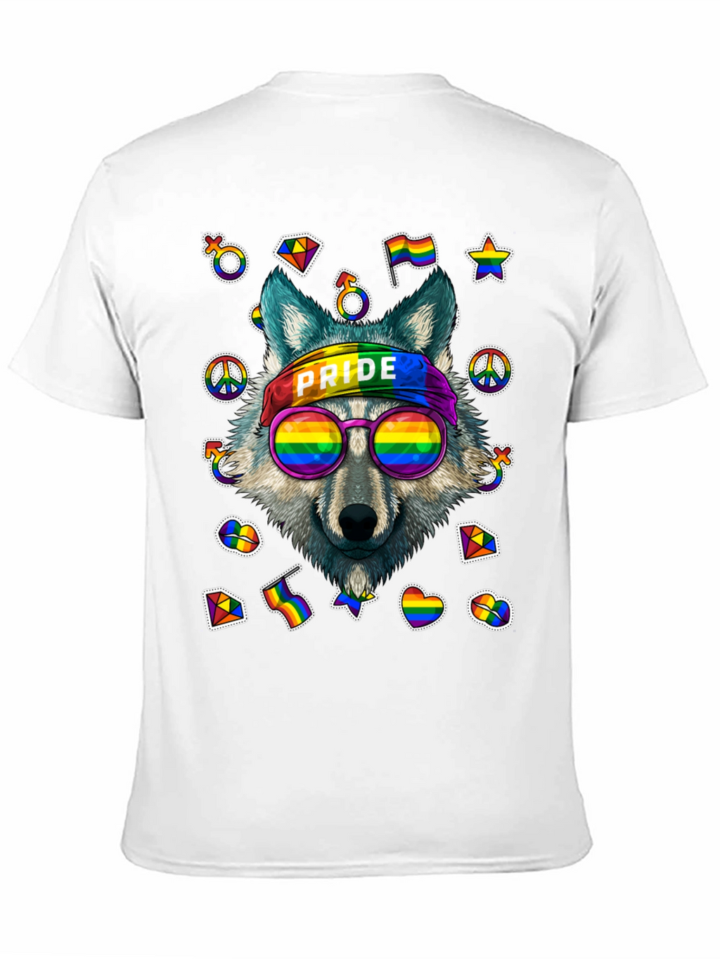 Pride Wolf Graphic T-Shirt