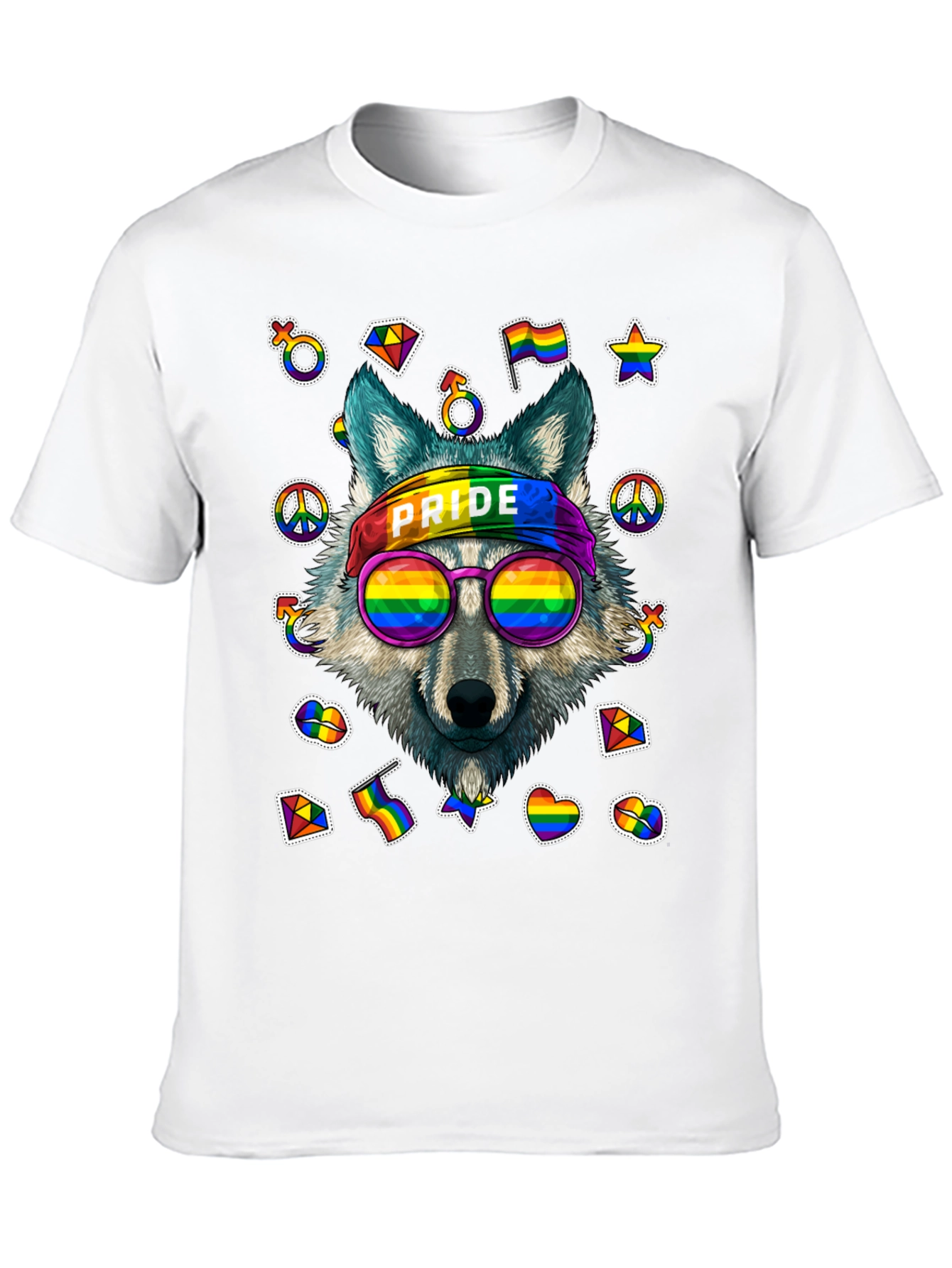 Pride Wolf Graphic T-Shirt