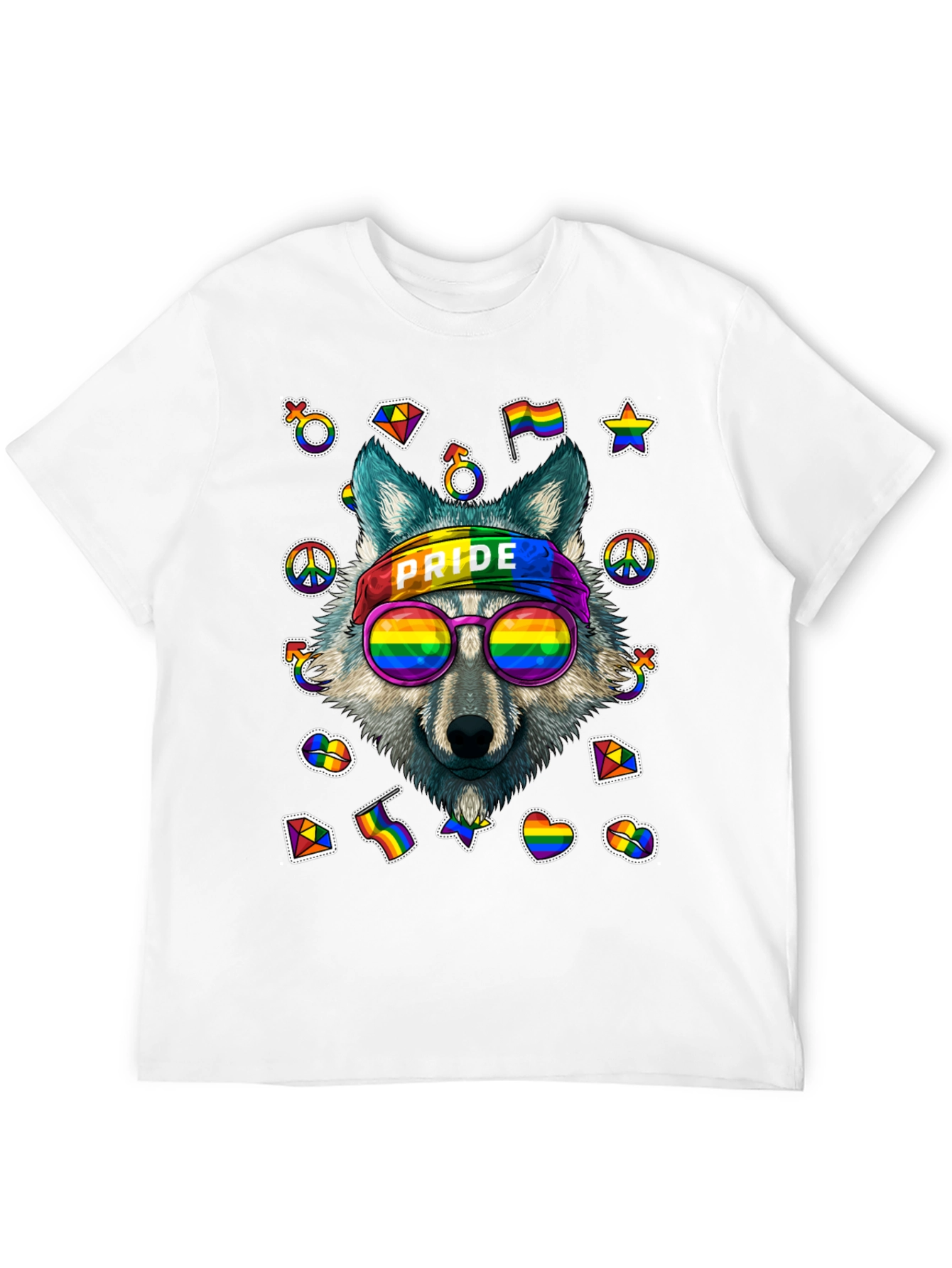 Pride Wolf Graphic T-Shirt