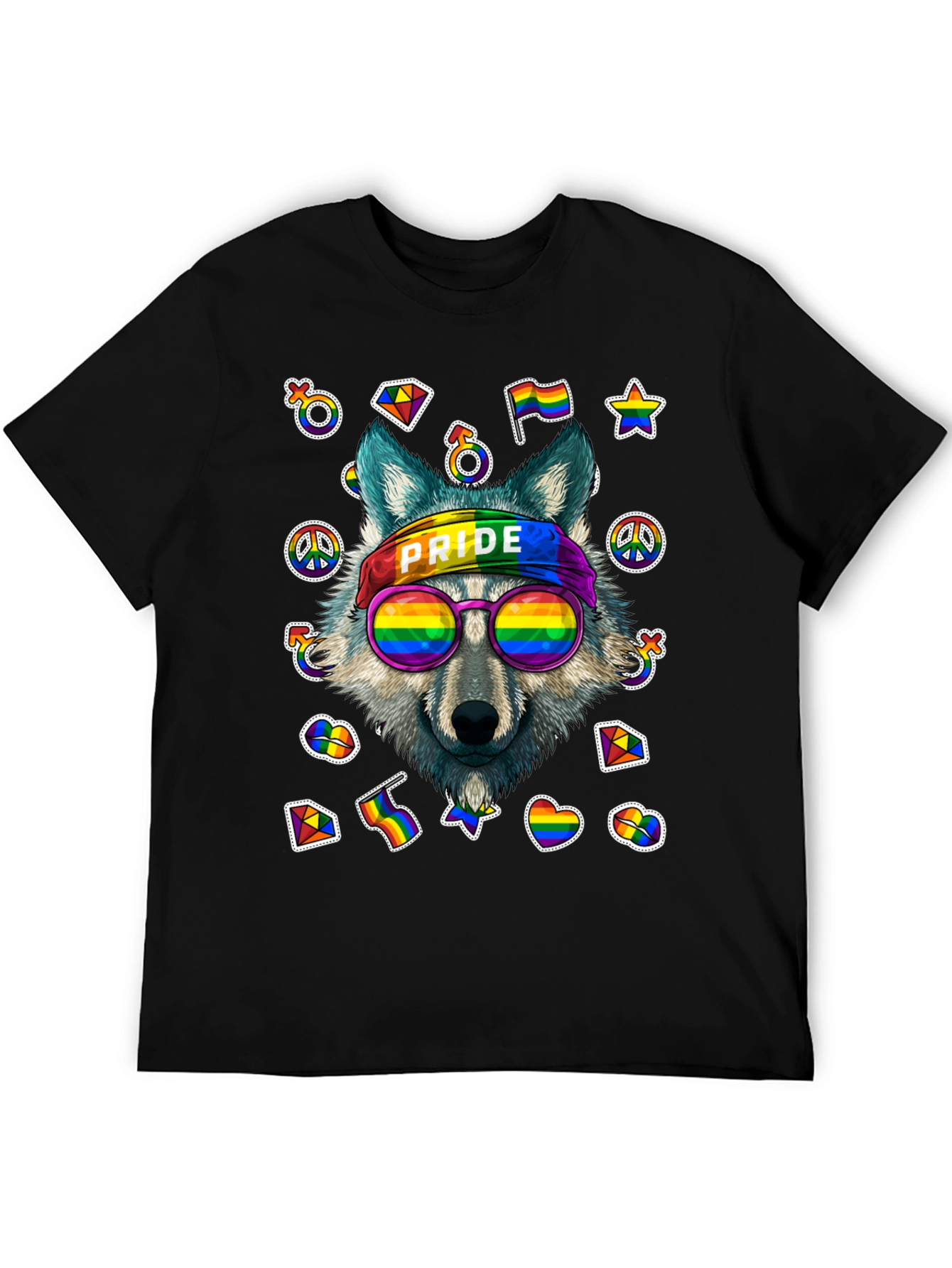 Pride Wolf Graphic T-Shirt