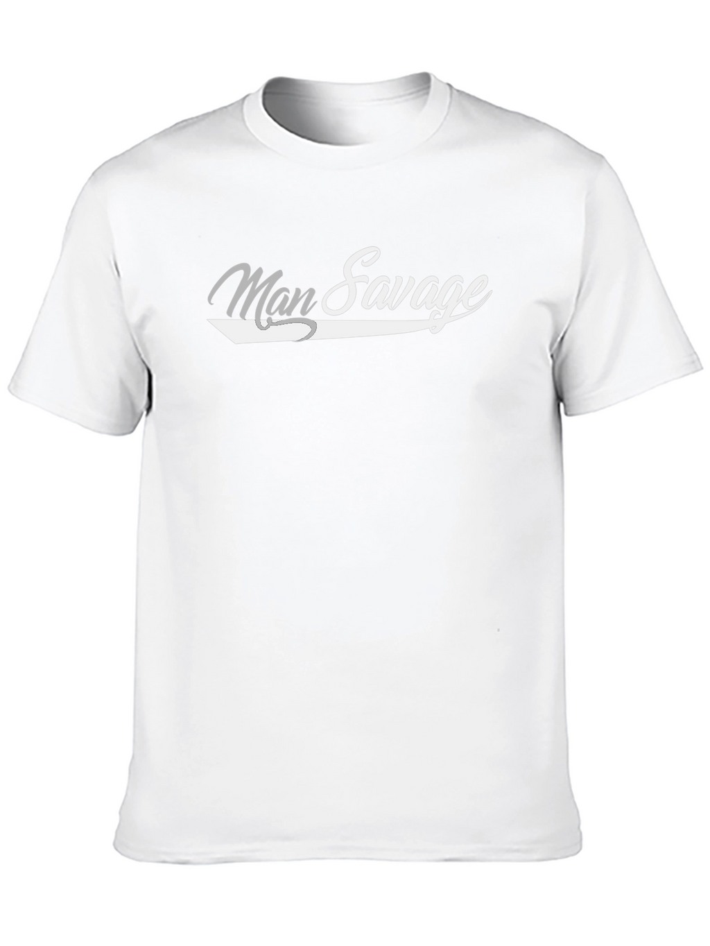 Man Savage Graphic T-Shirt - Black Cotton Tee