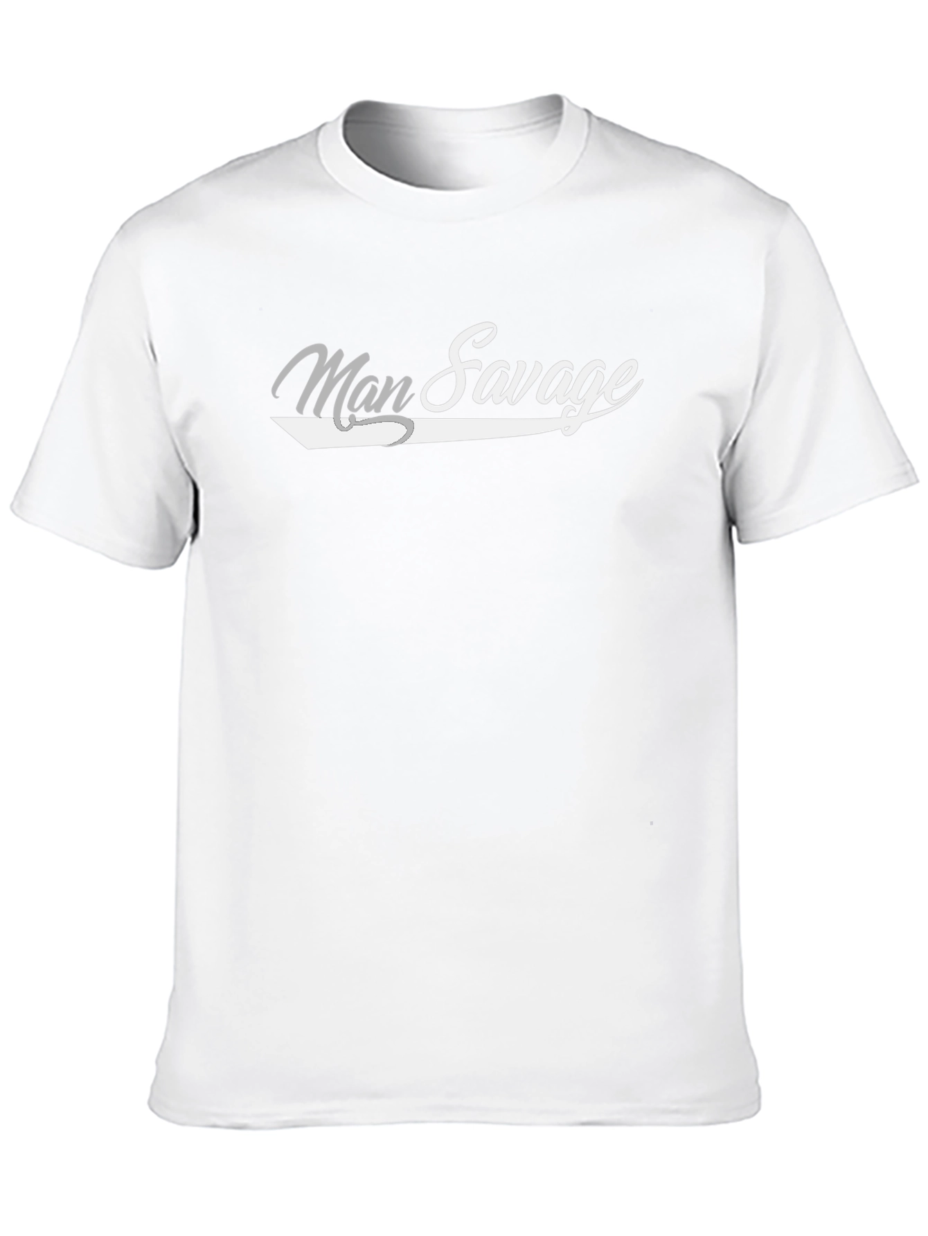 Man Savage Graphic T-Shirt - Black Cotton Tee