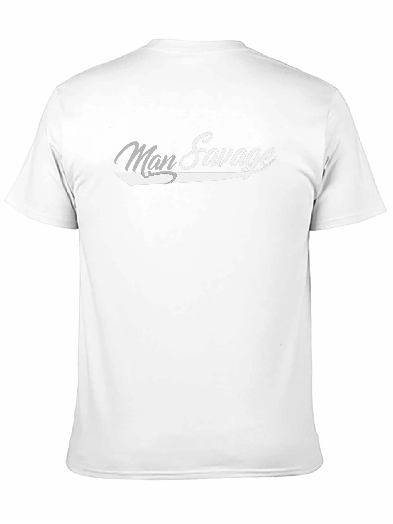 Man Savage Graphic T-Shirt - Black Cotton Tee