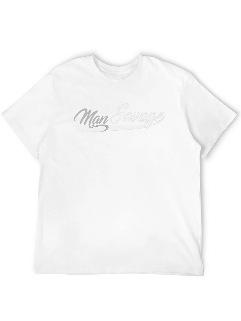 Man Savage Graphic T-Shirt - Black Cotton Tee