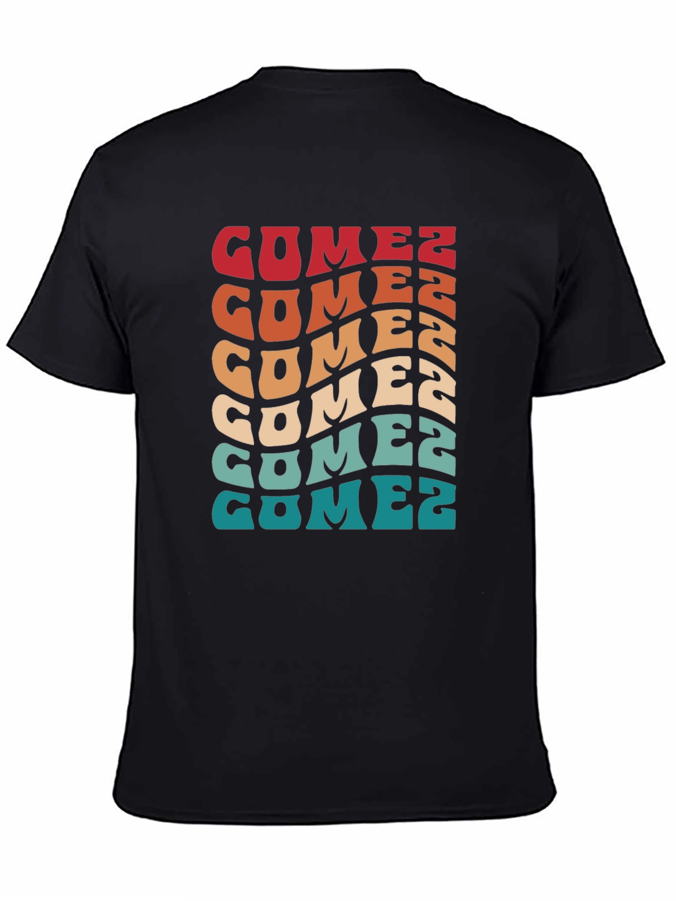 Retro Gomez T-Shirt - Vintage Style Colorful Design