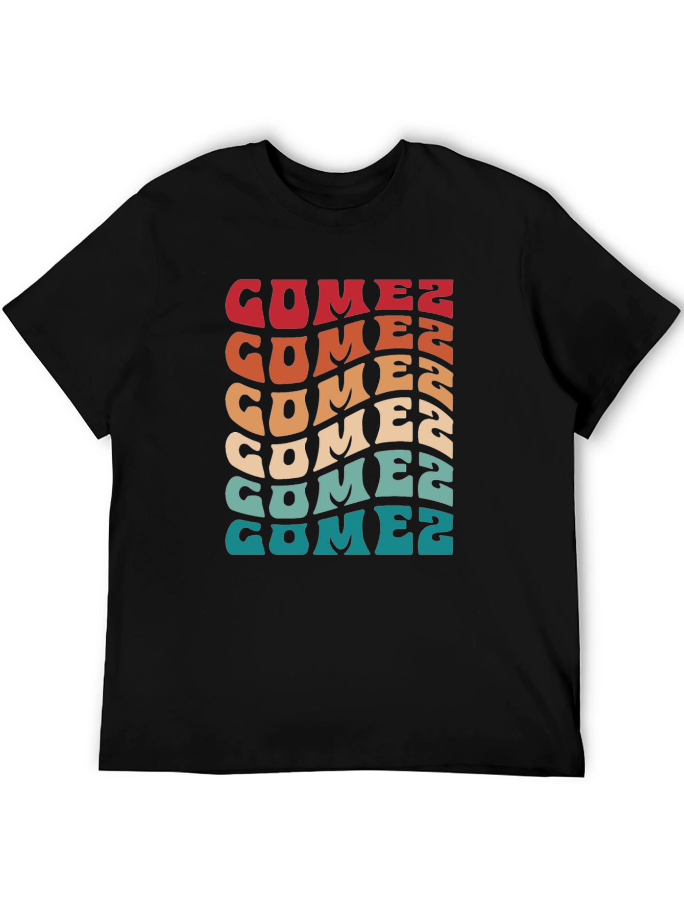Retro Gomez T-Shirt - Vintage Style Colorful Design